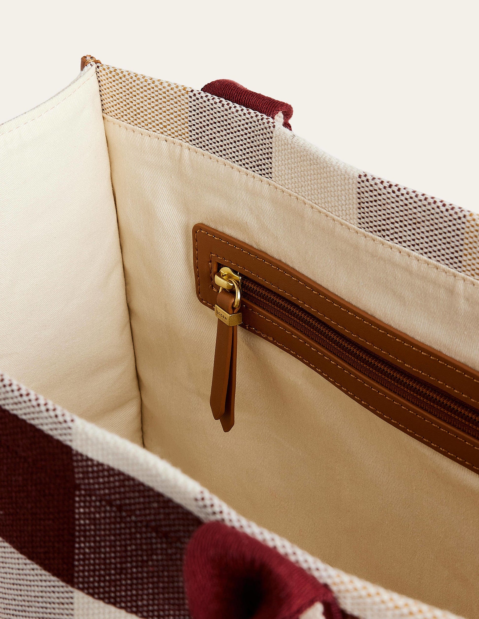 Tilda Canvas Tote Bag-Check-4