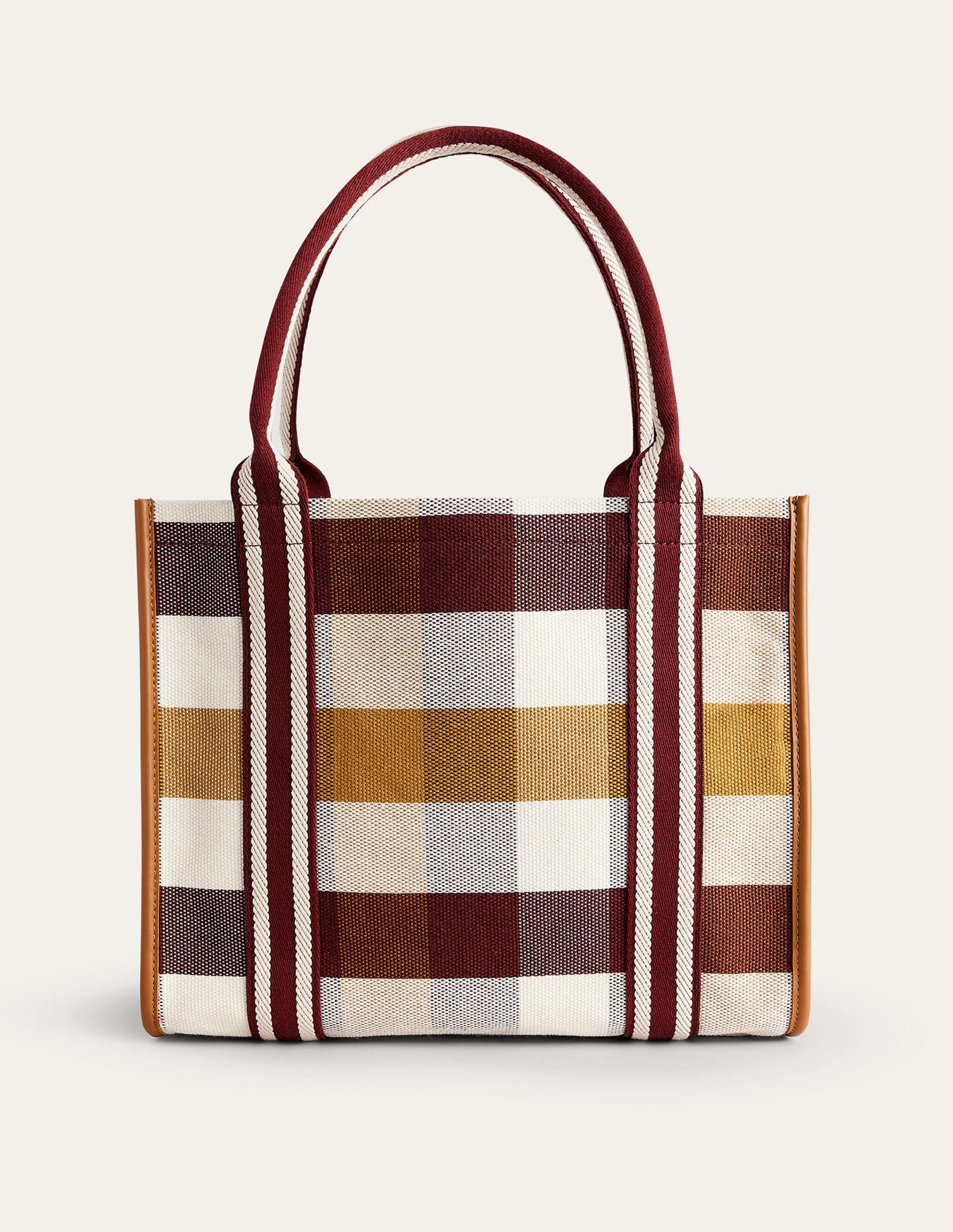Tilda Canvas Tote Bag-Check - Image 2