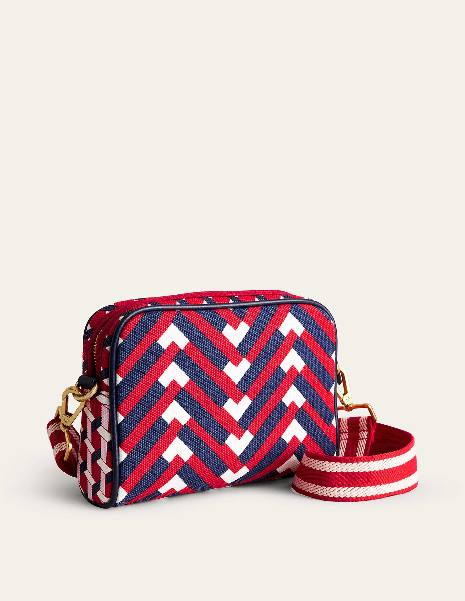 Canvas-Umhängetasche-Pepperoni Chevron Geo-3