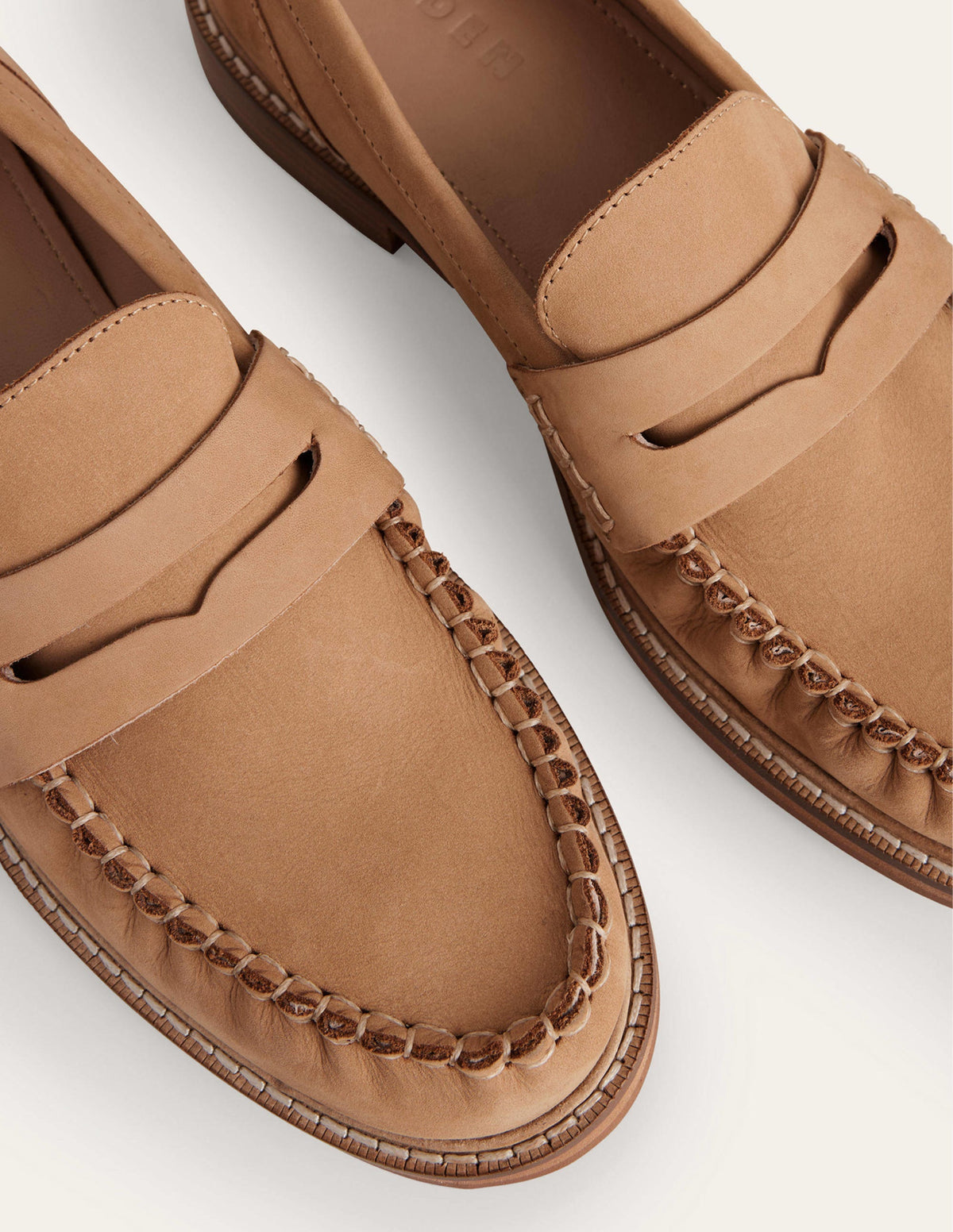 Mocassins intemporels-Nubuck sucre d'érable-4