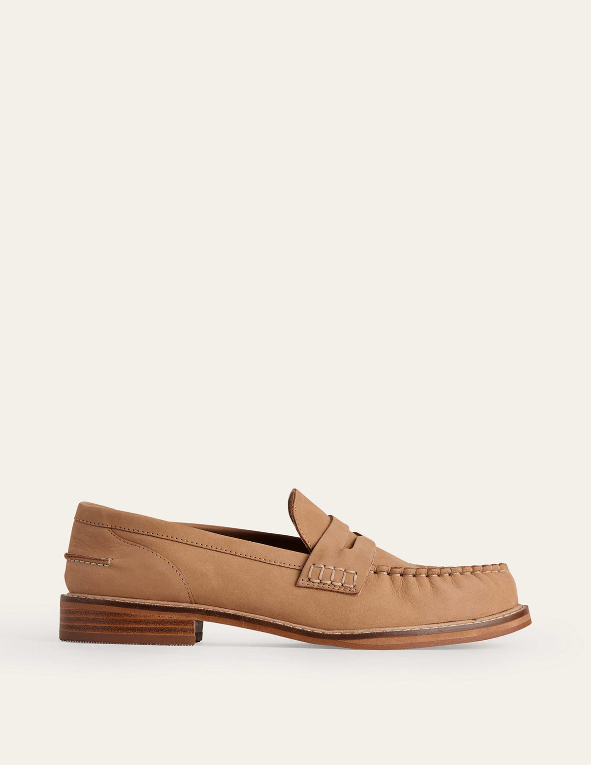 Mocassins intemporels-Nubuck sucre d'érable-2