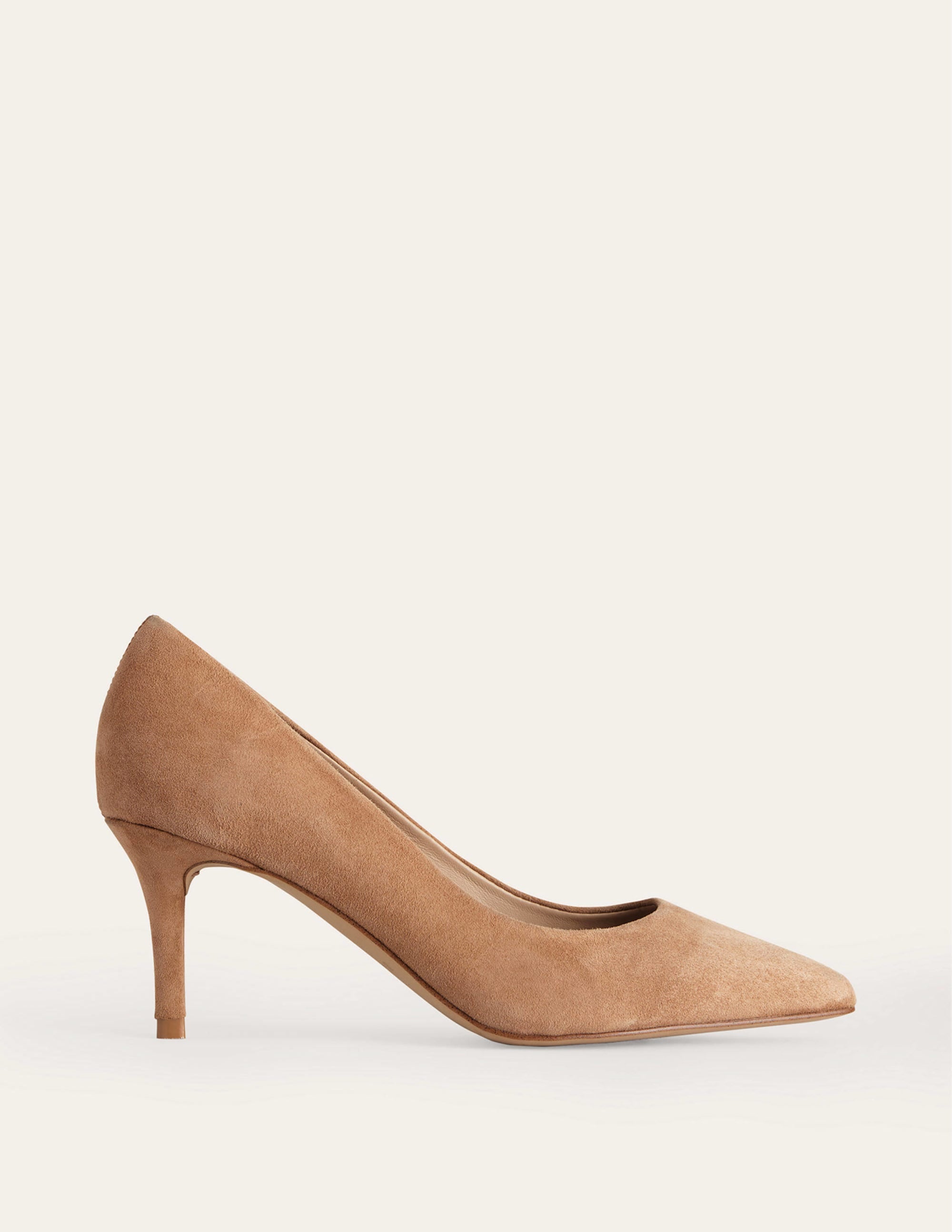 Klassische Pumps aus Veloursleder-Ahornsirup Veloursleder - Image 2