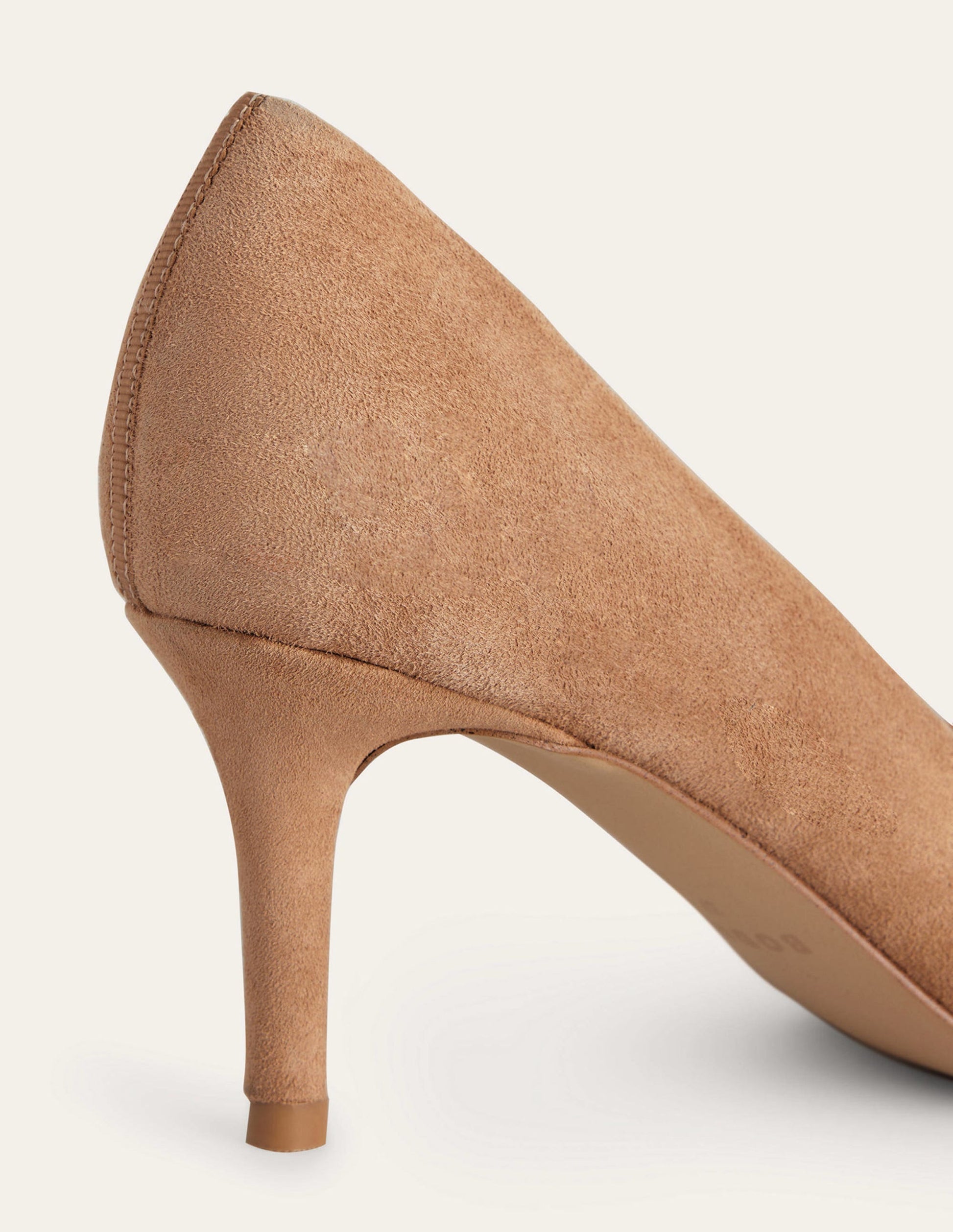 Klassische Pumps aus Veloursleder-Ahornsirup Veloursleder-4