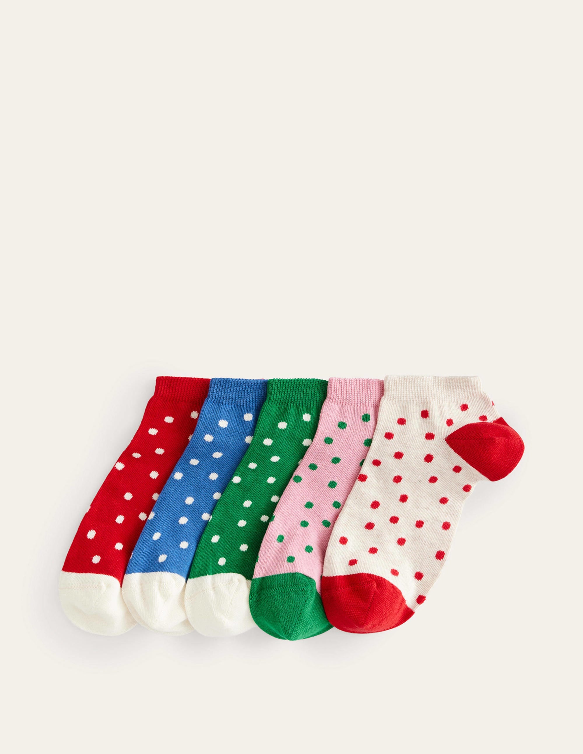 5 Pack Trainer Socks-Spot - Image 1
