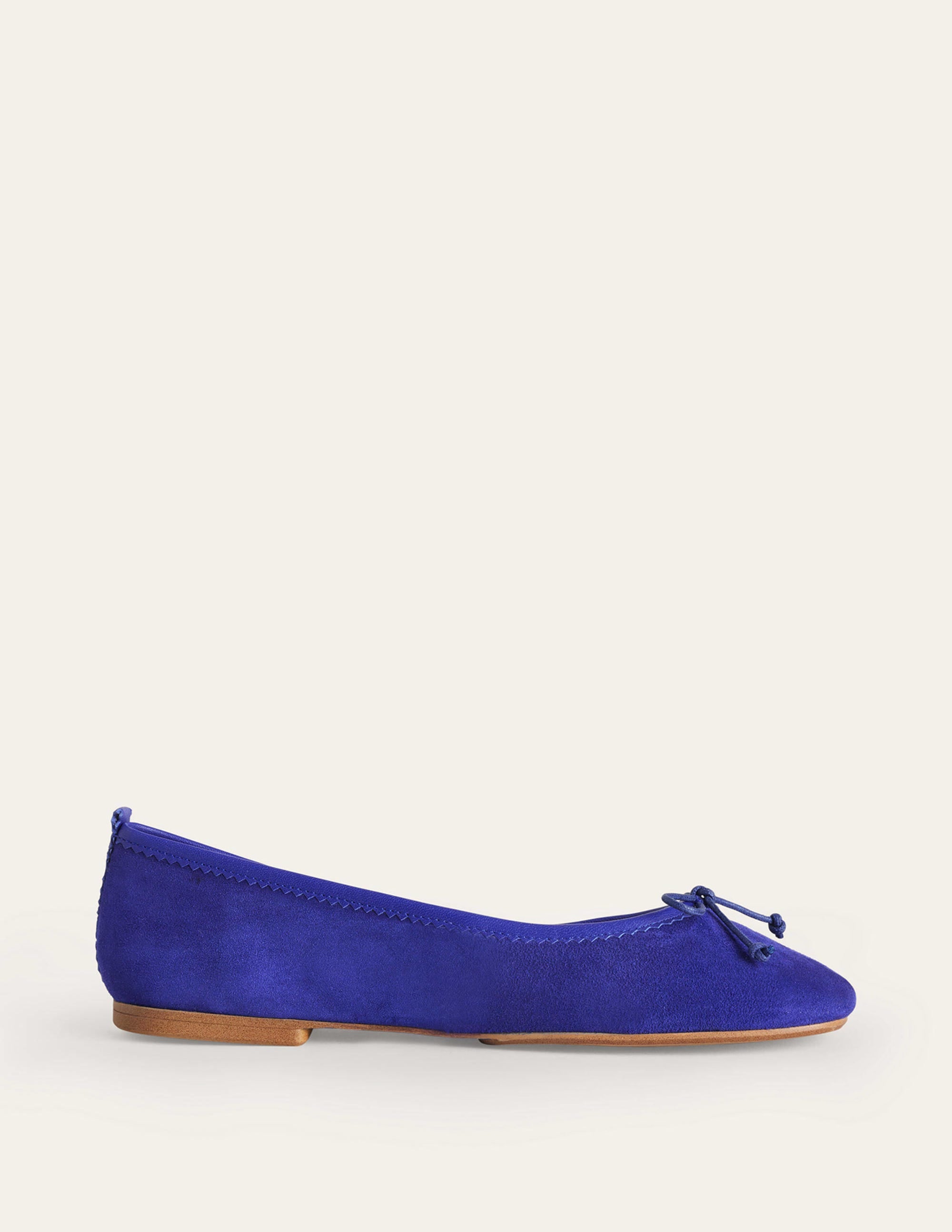 Ballerines Kitty à semelle souple-Daim bleu lapis - Image 2