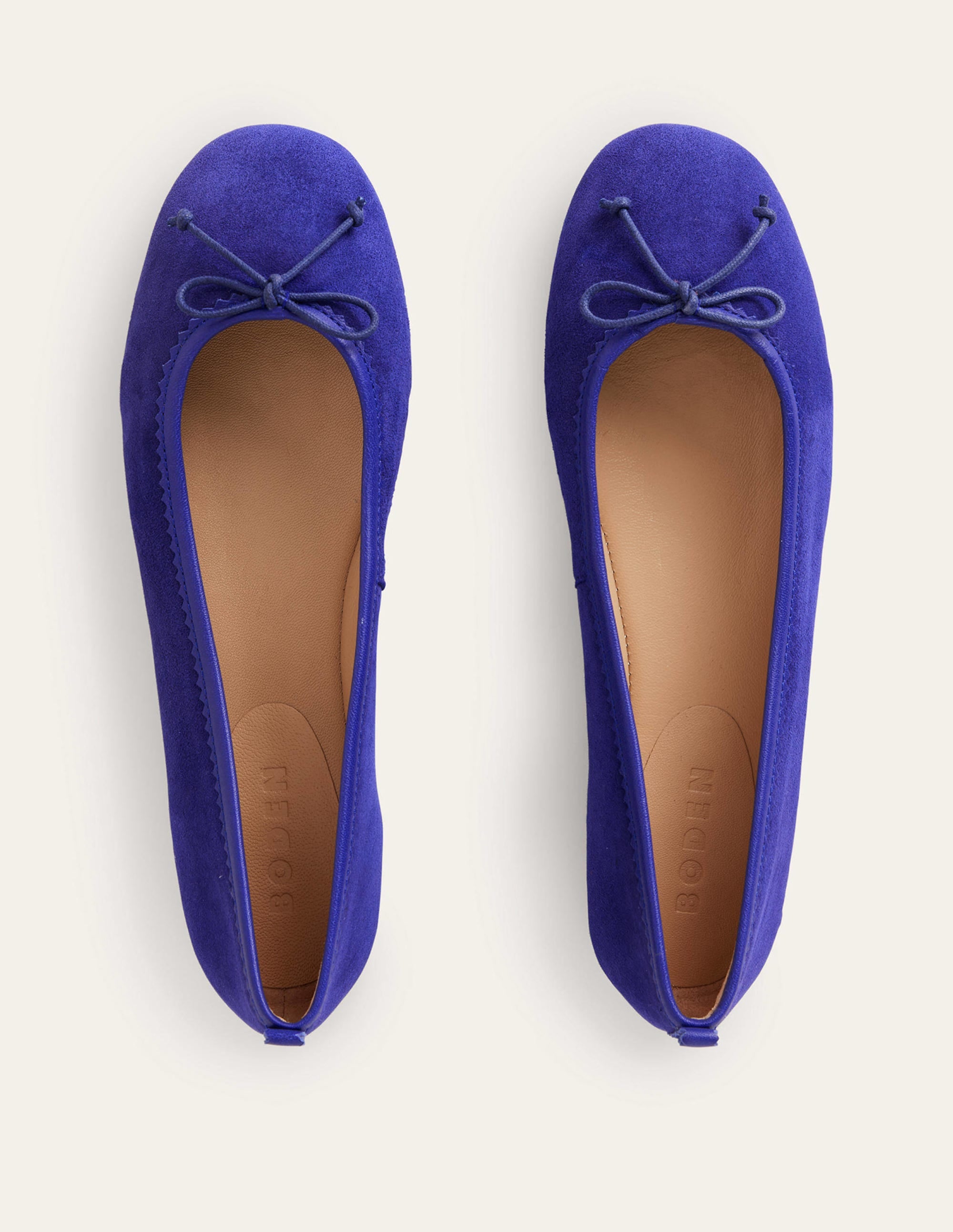 Ballerines Kitty à semelle souple-Daim bleu lapis - Image 5