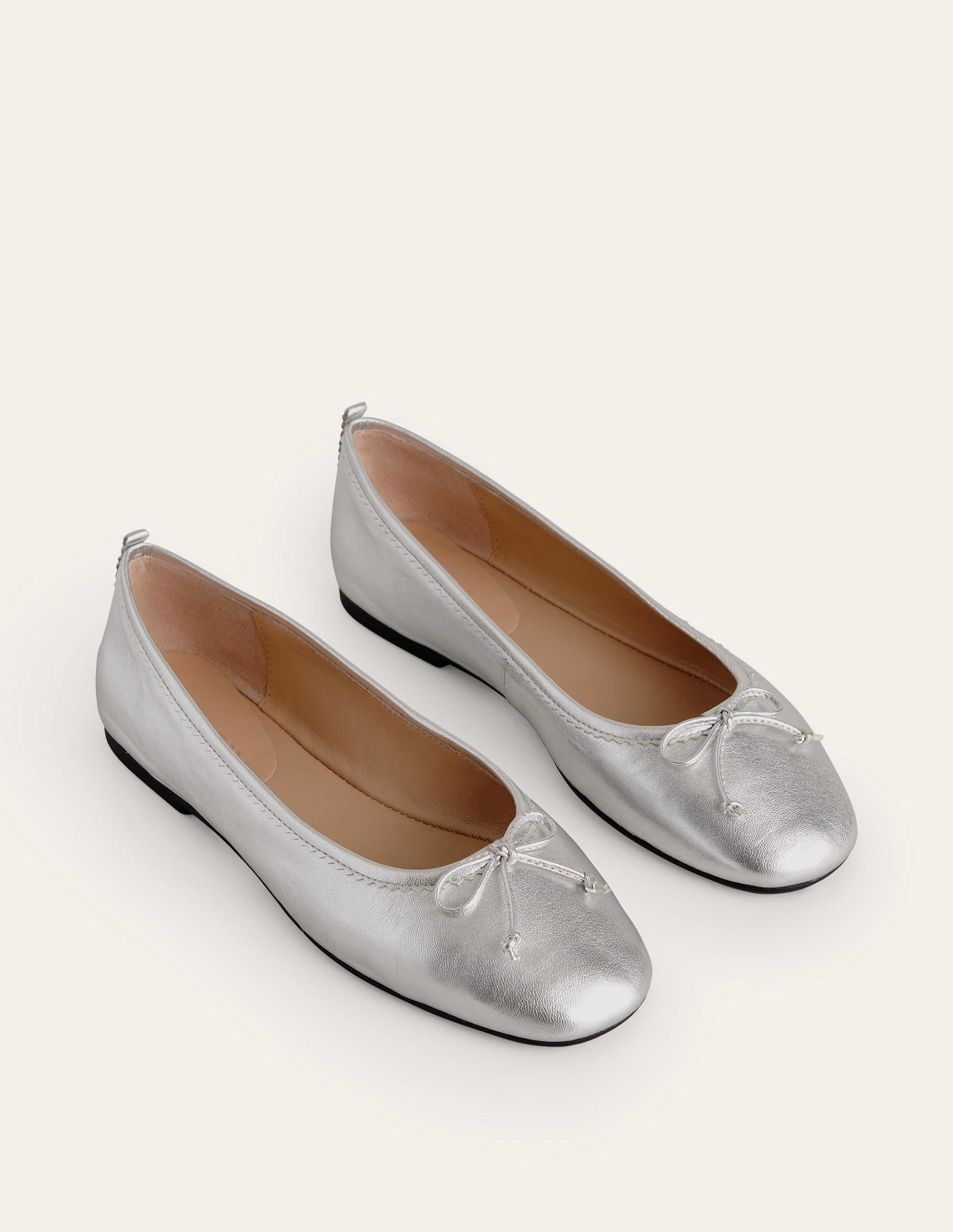 Ballerines Kitty à semelle souple-Argenté métallisé - Image 3