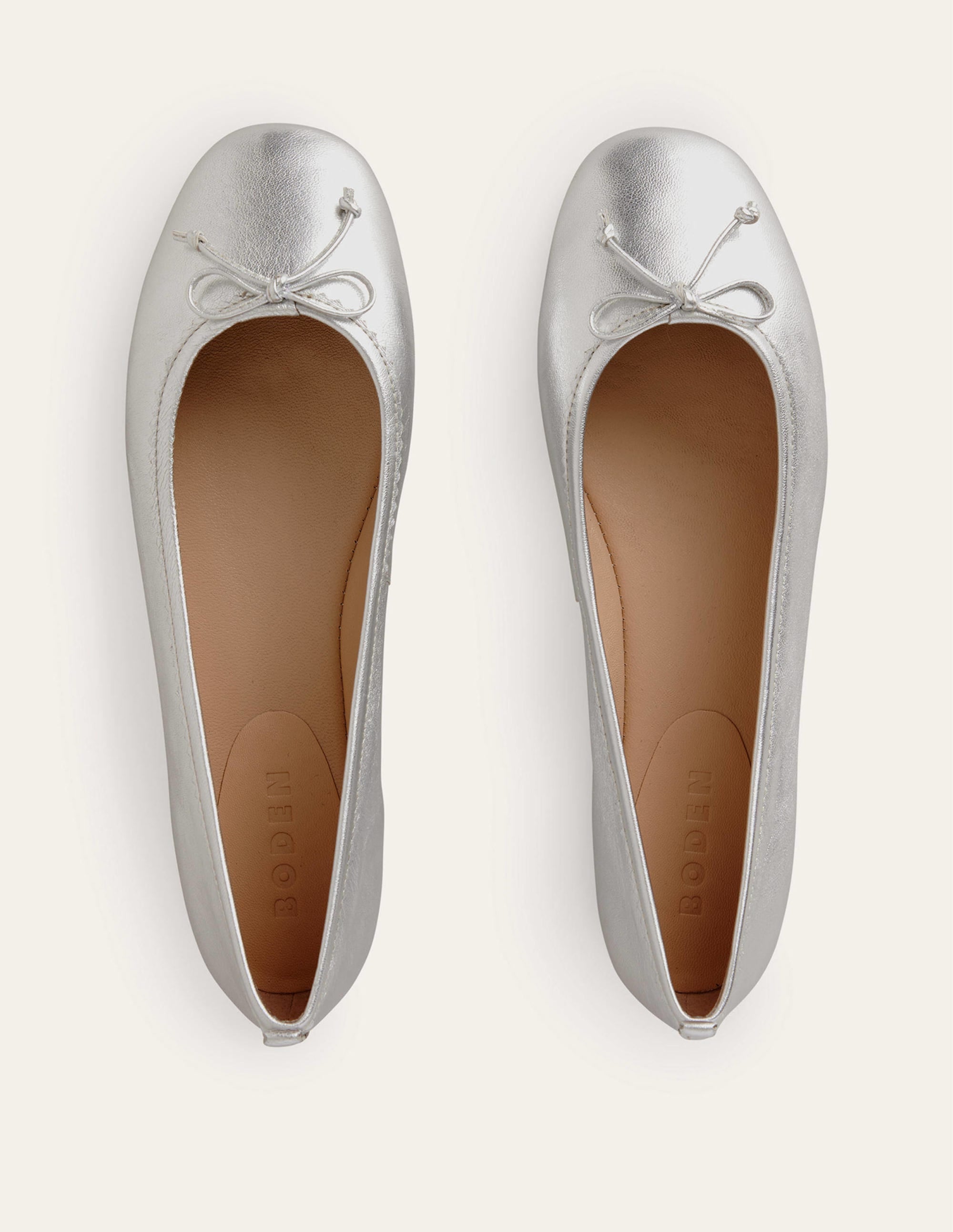 Ballerines Kitty à semelle souple-Argenté métallisé - Image 5