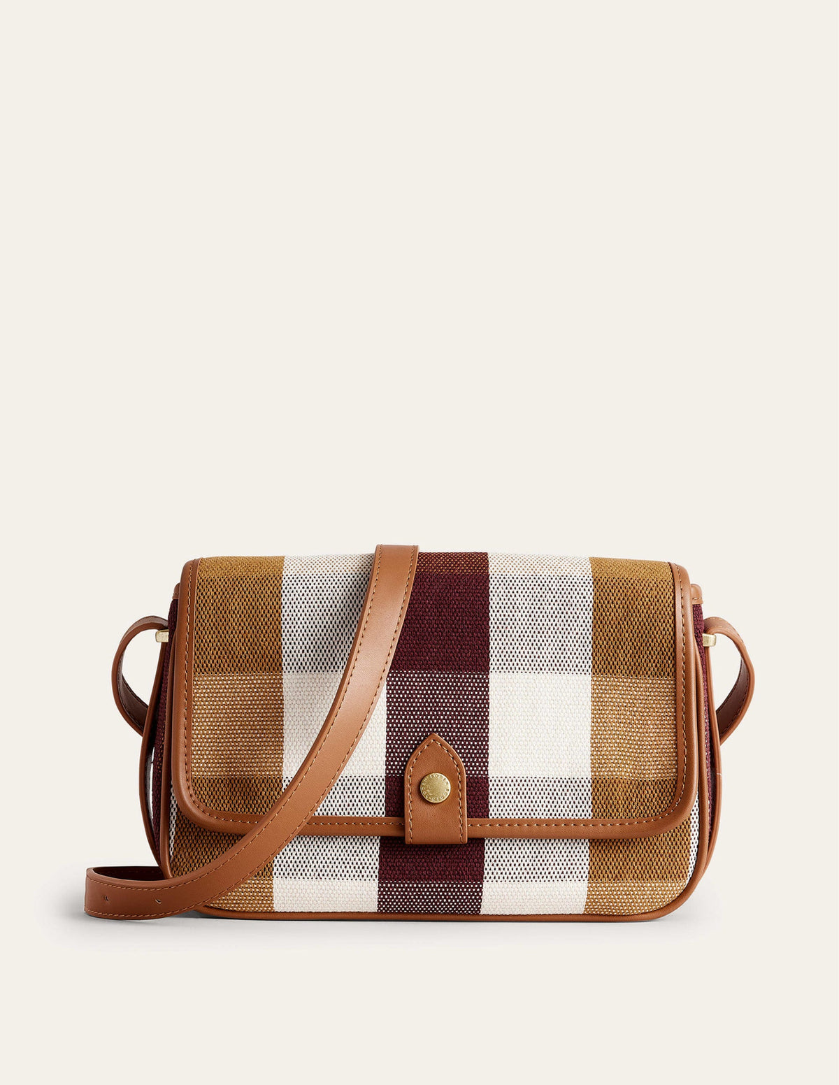 Structured Cross-Body Bag-Check - Image 3