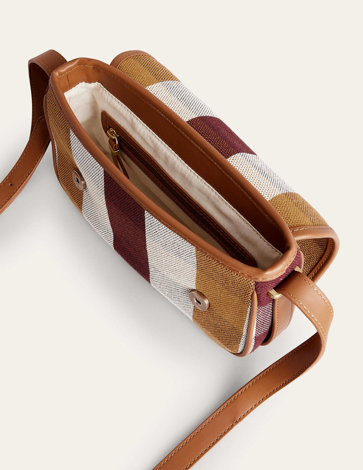 Structured Cross-Body Bag-Check - Image 5