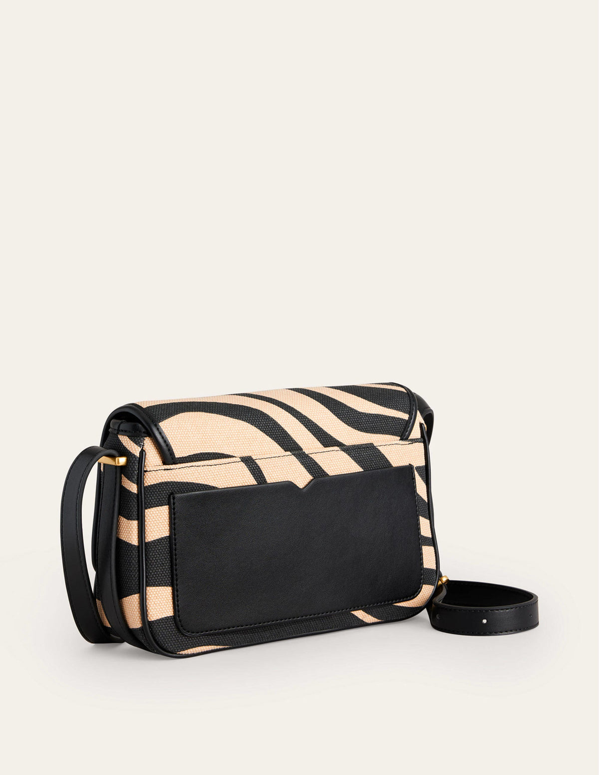 Strukturierte Umhängetasche-Beige Tiger-4