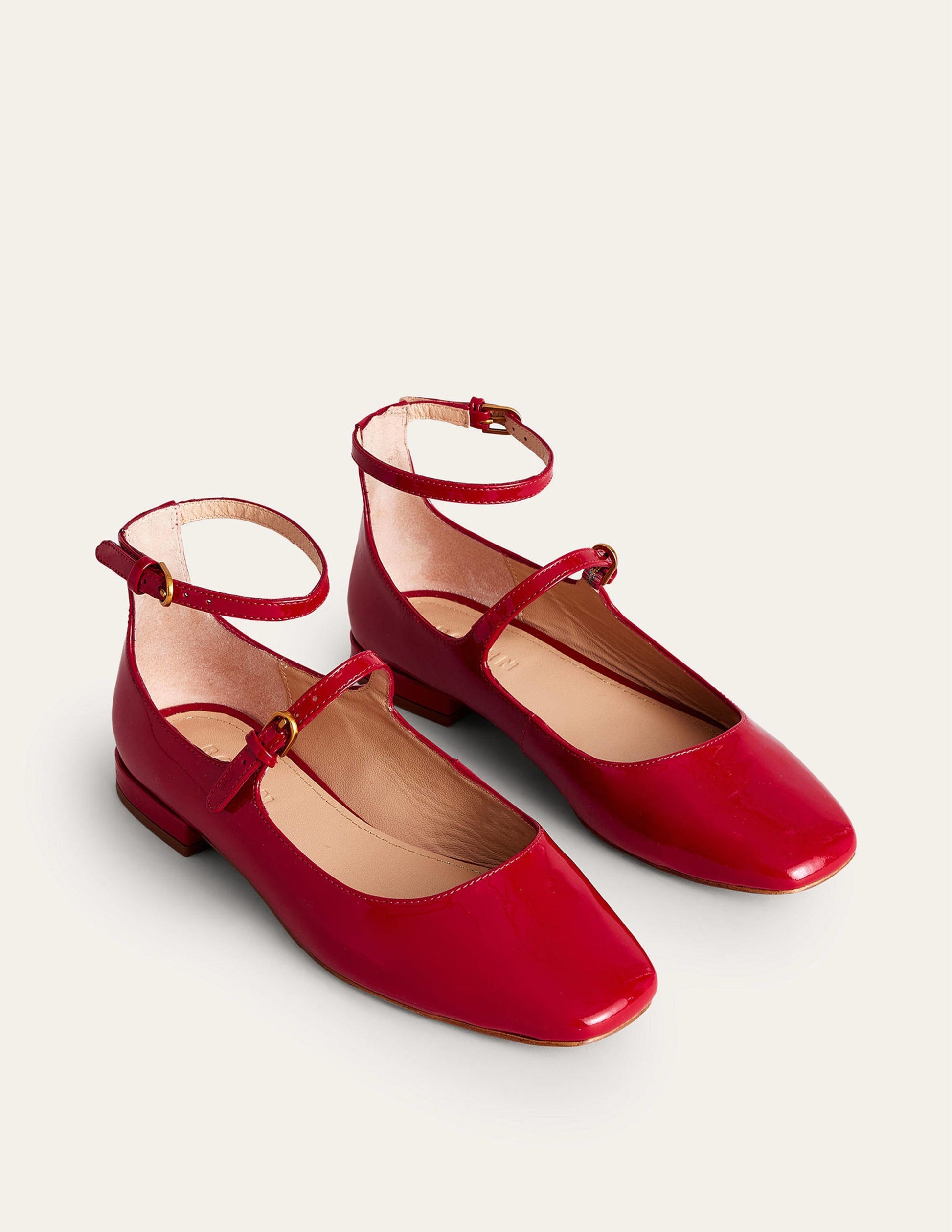 Mary-Jane-Schuhe mit doppeltem Riemen-Pepperoni Lack-3