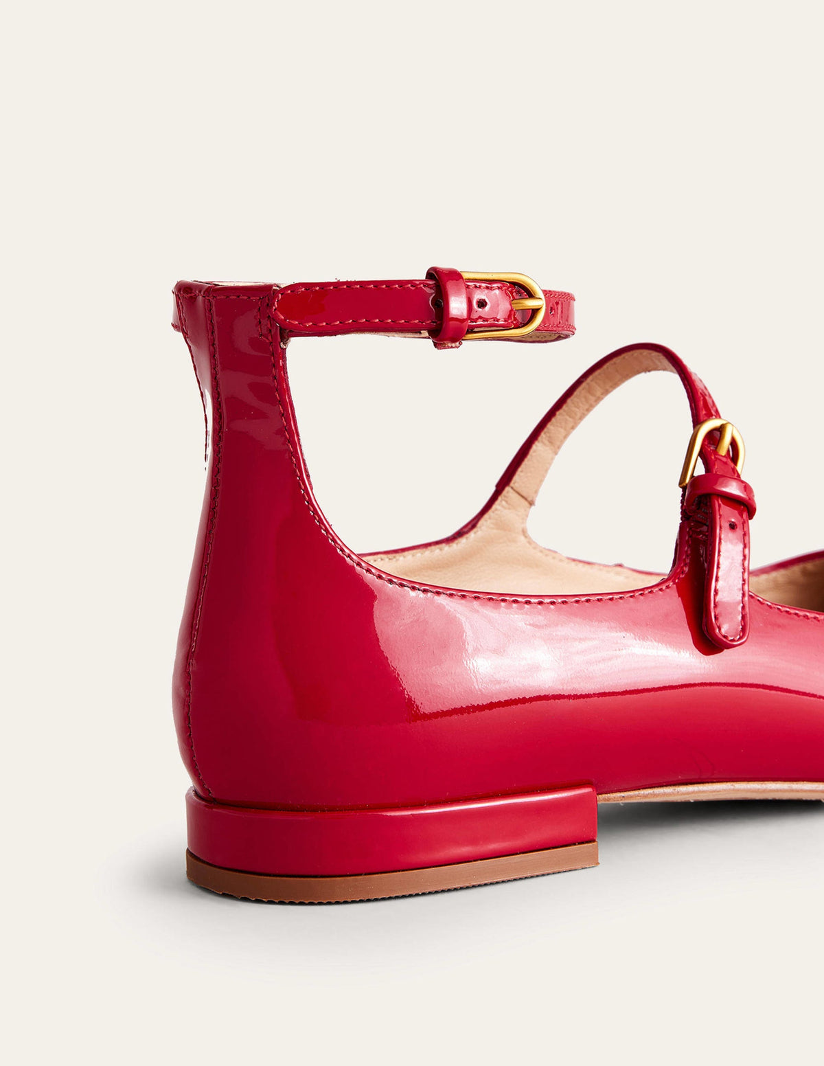 Mary-Jane-Schuhe mit doppeltem Riemen-Pepperoni Lack-4