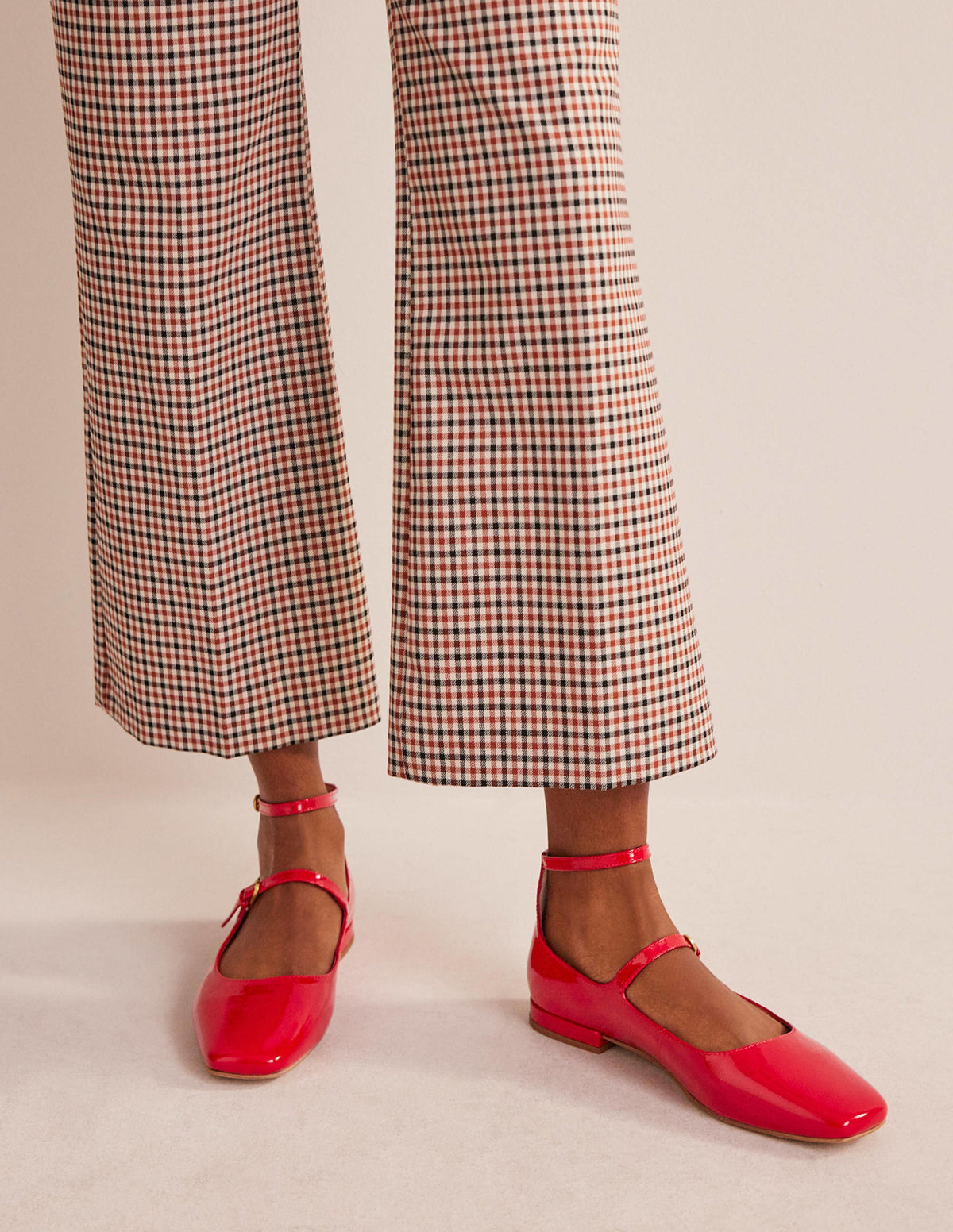 Mary-Jane-Schuhe mit doppeltem Riemen-Pepperoni Lack-1