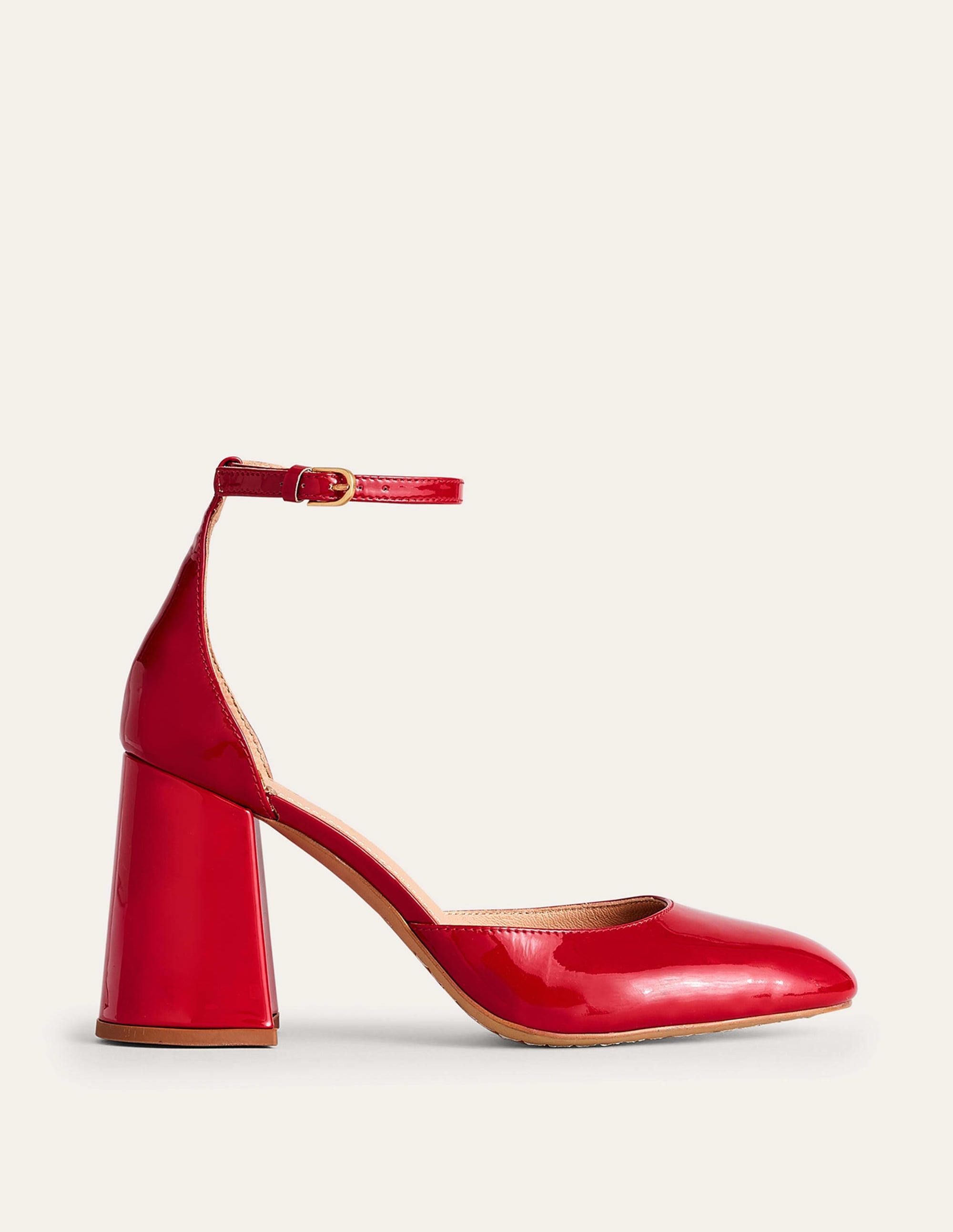 Pumps aus Lackleder-Pepperoni Lack - Image 3