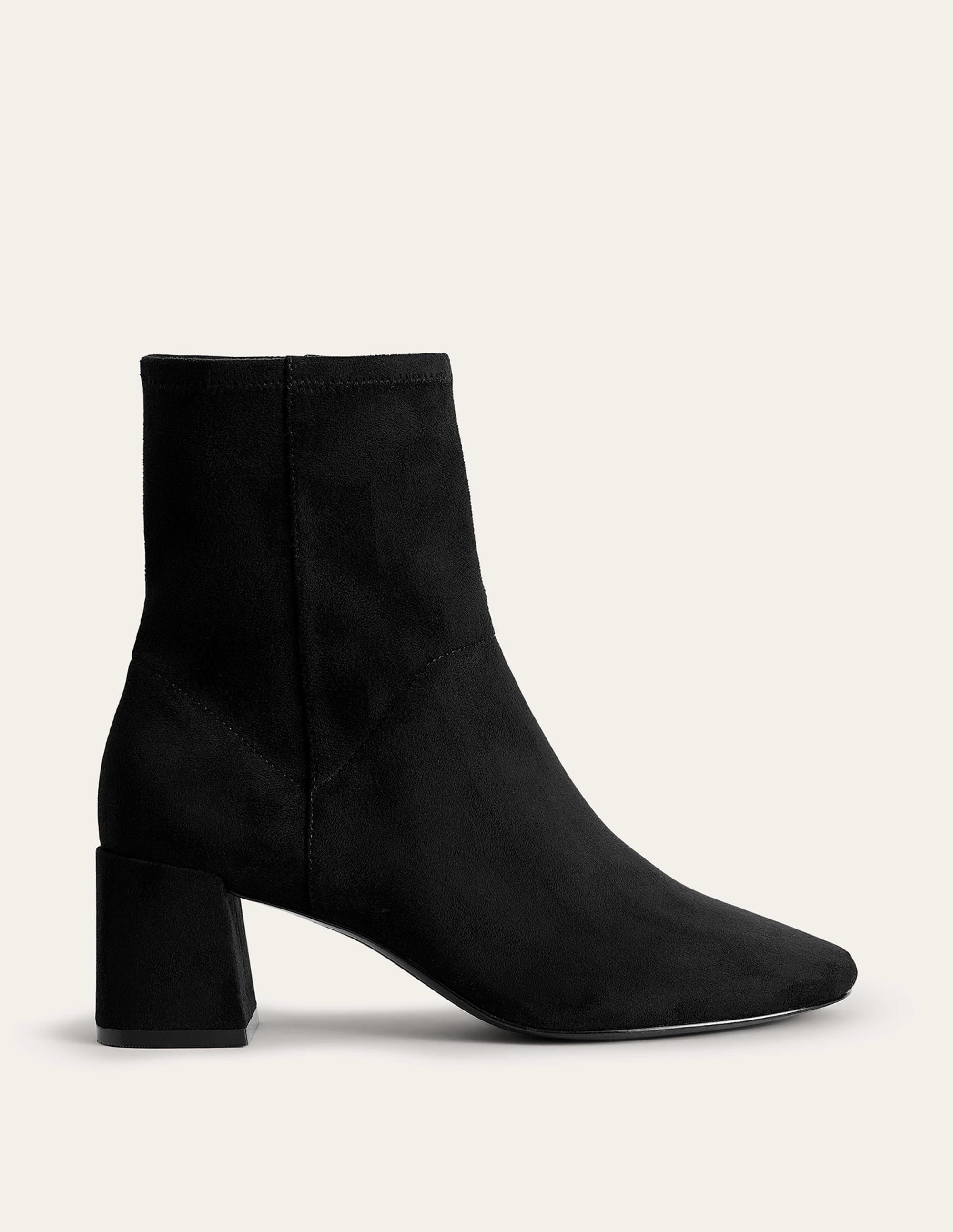 Stiefeletten mit Stretch-Schwarz - Image 2