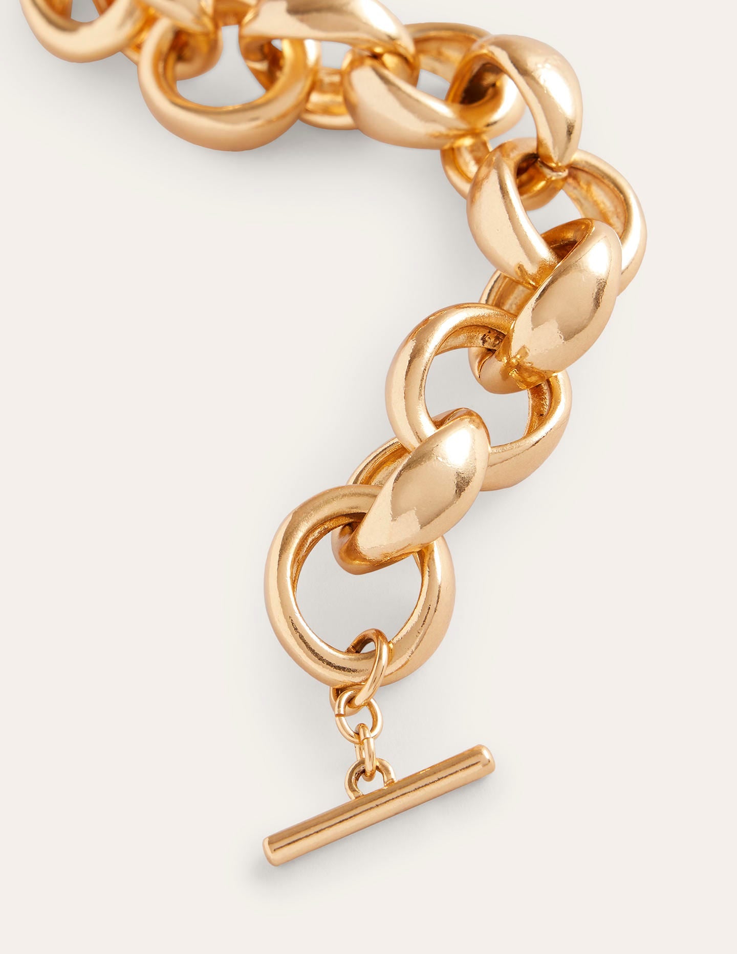 Grobgliedriges Kettenarmband-Gold - Image 4