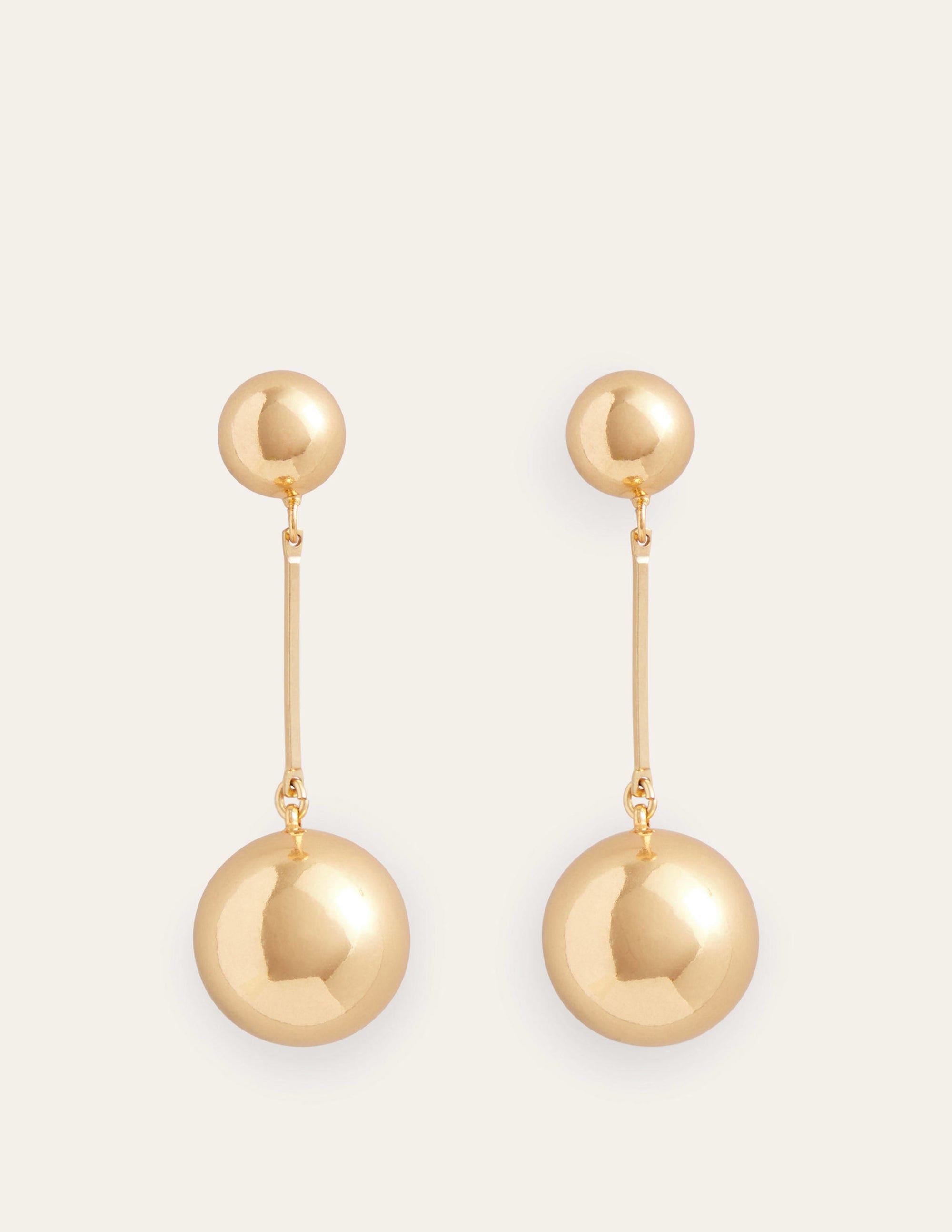Statement-Hängeohrringe-Gold - Image 2