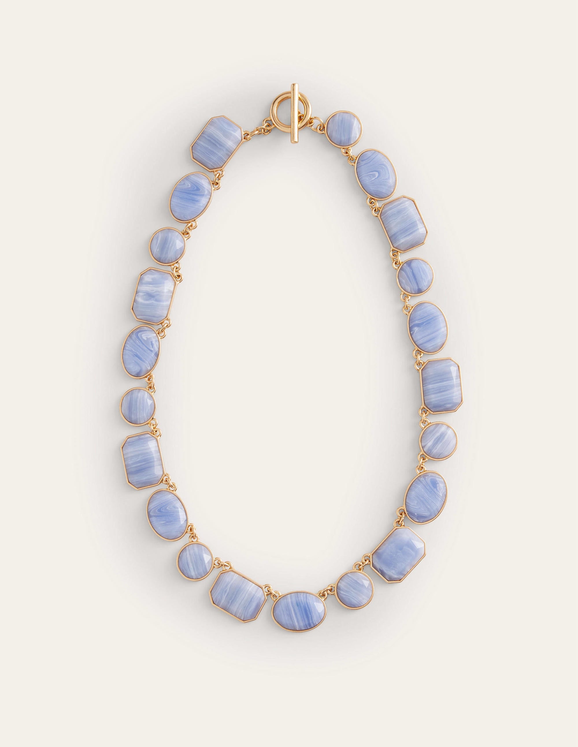 Collier épais semi-précieux-Bleu - Image 2