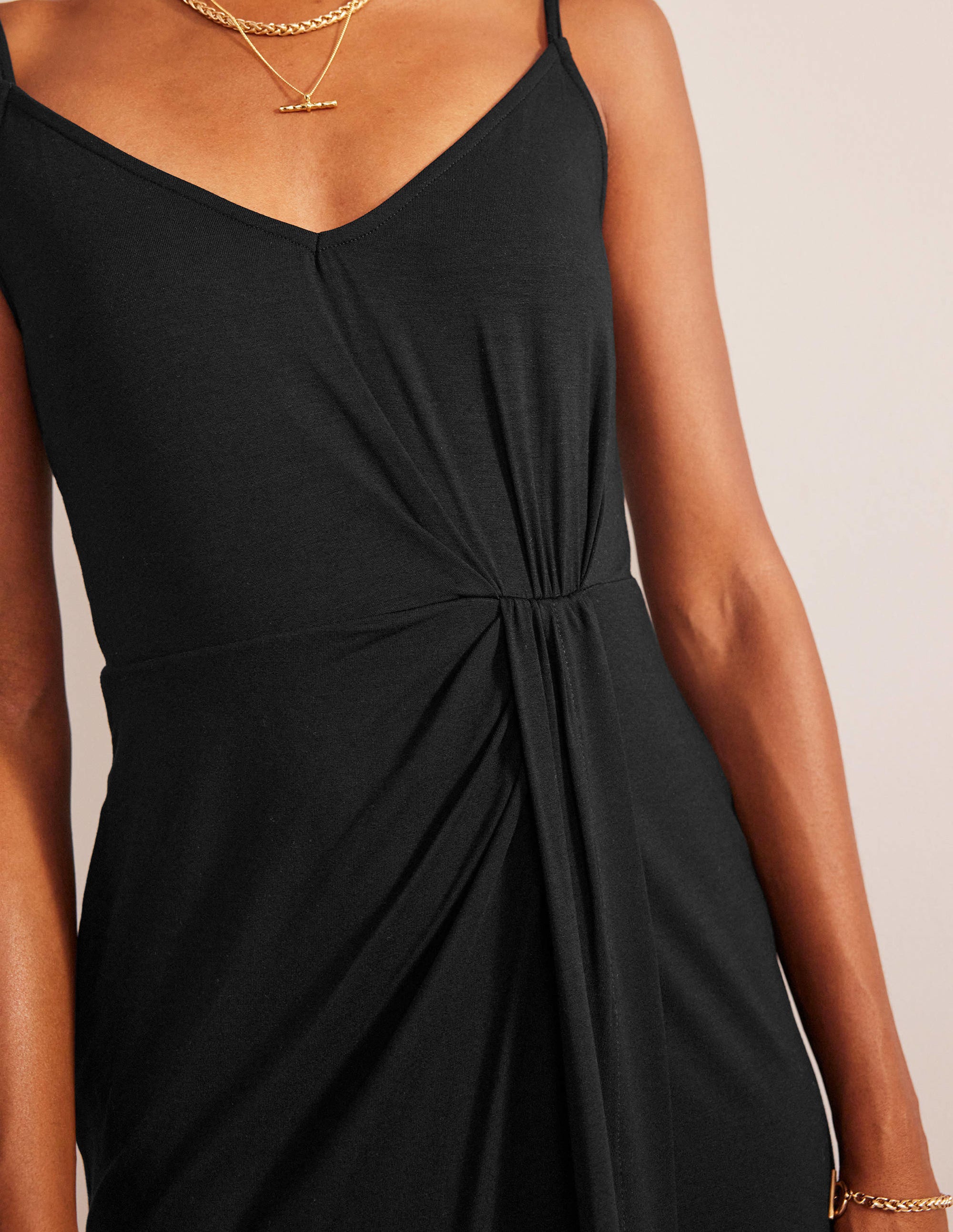 Sarong-Midikleid-Schwarz - Image 2