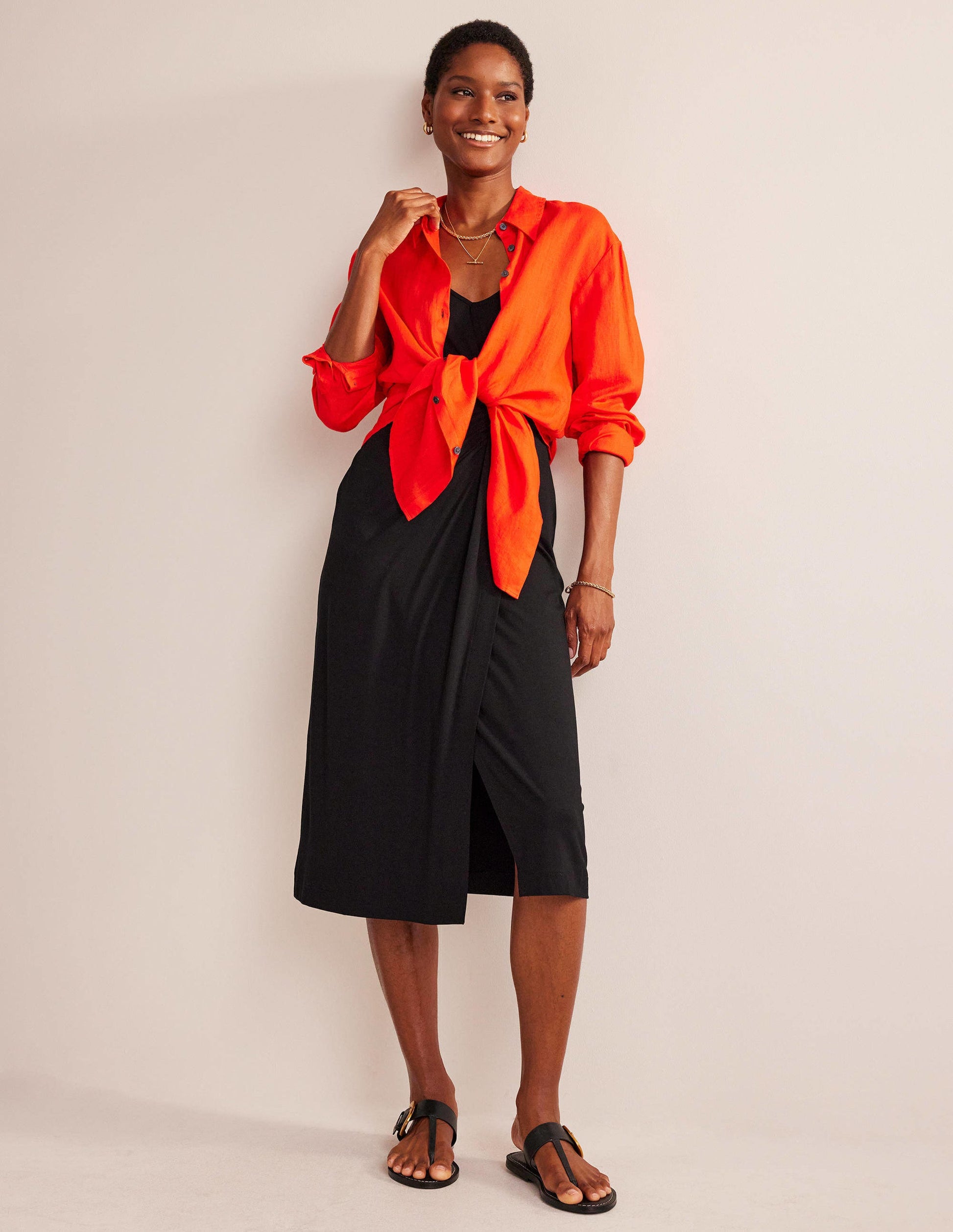 Sarong-Midikleid-Schwarz-4
