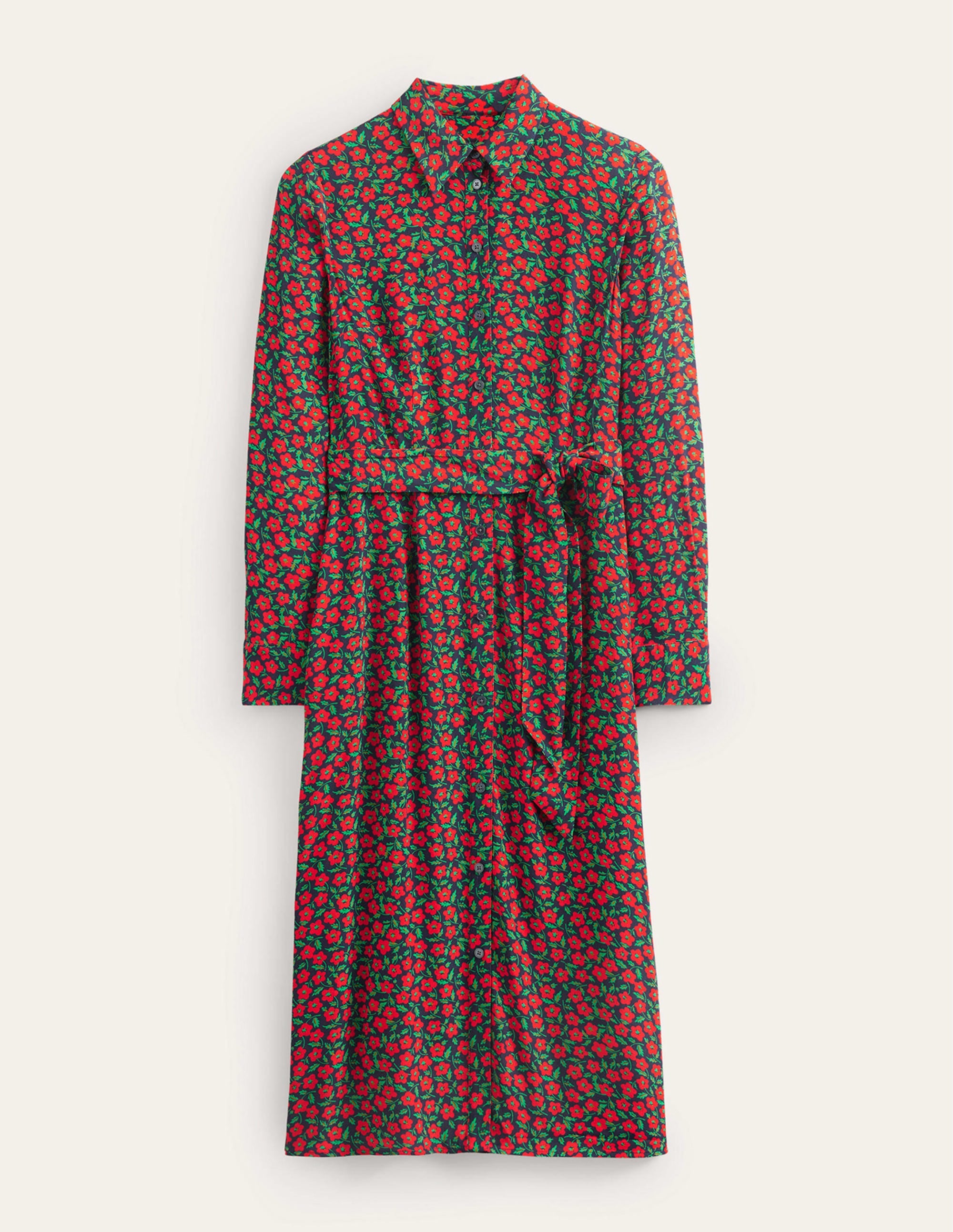 Robe-chemise midi Kate-Piment fort, motif Petal Pop - Image 8