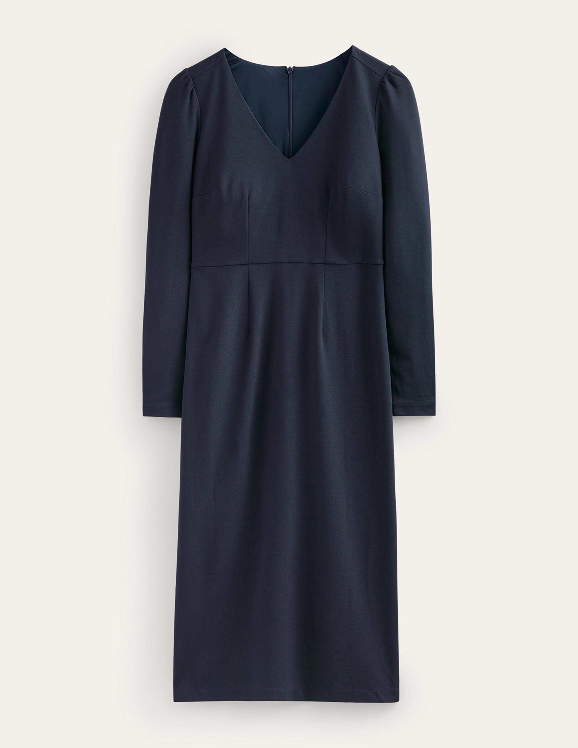 Bethany Jersey-Midikleid-Marineblau-5