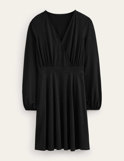 Willow Jersey-Kleid-Schwarz-7
