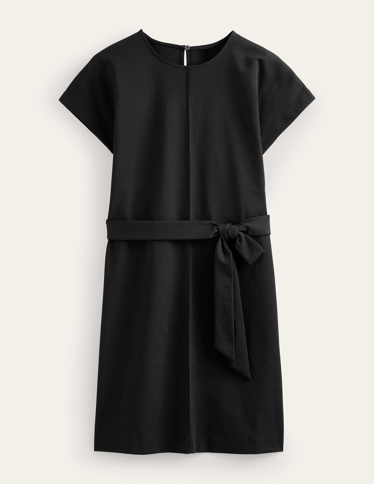 Tara T-Shirt-Kleid aus Jersey-Schwarz-5