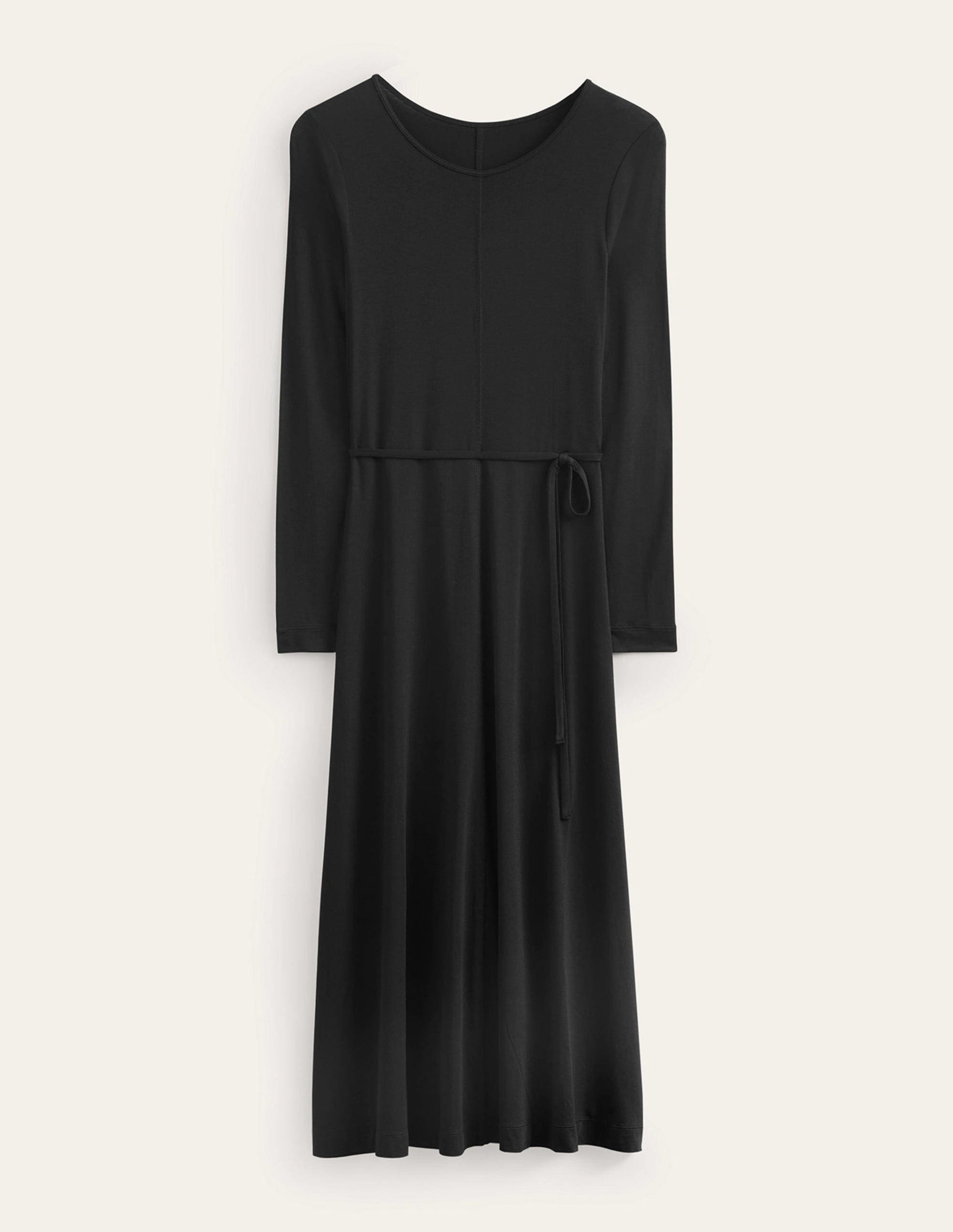 Lucy Jersey-Midikleid-Schwarz-5