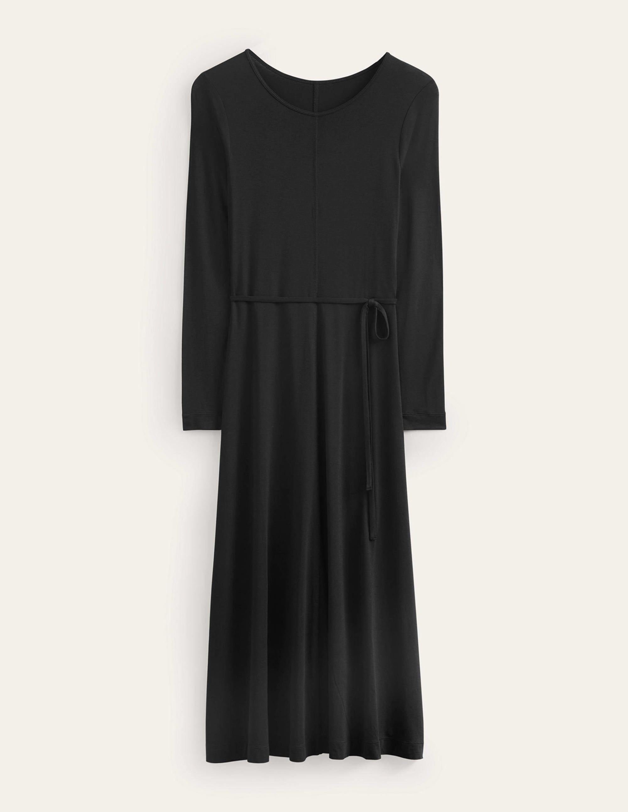 Lucy Jersey-Midikleid-Schwarz - Image 5