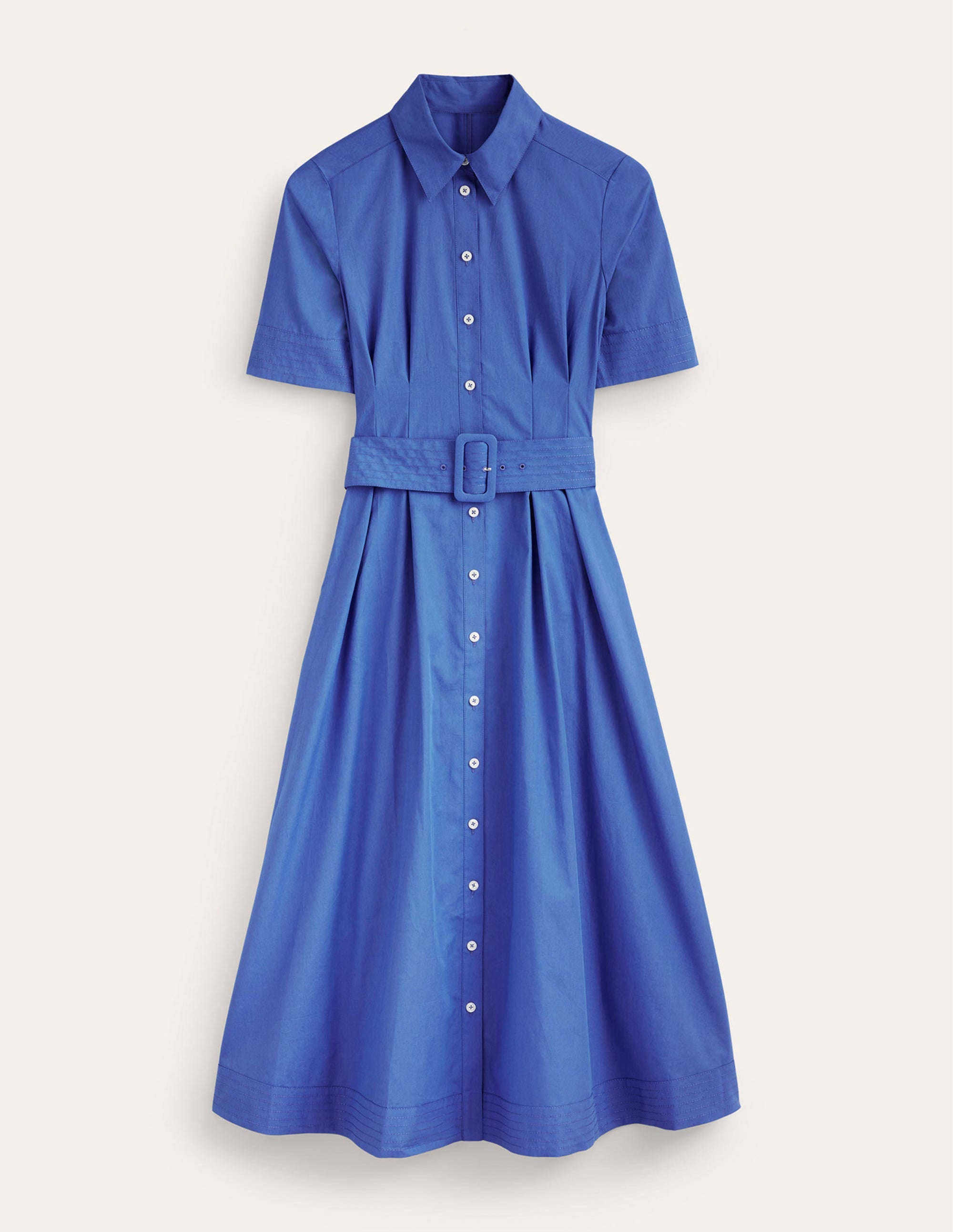 Pippa Maxi-Hemdblusenkleid-Kobaltblau - Image 5
