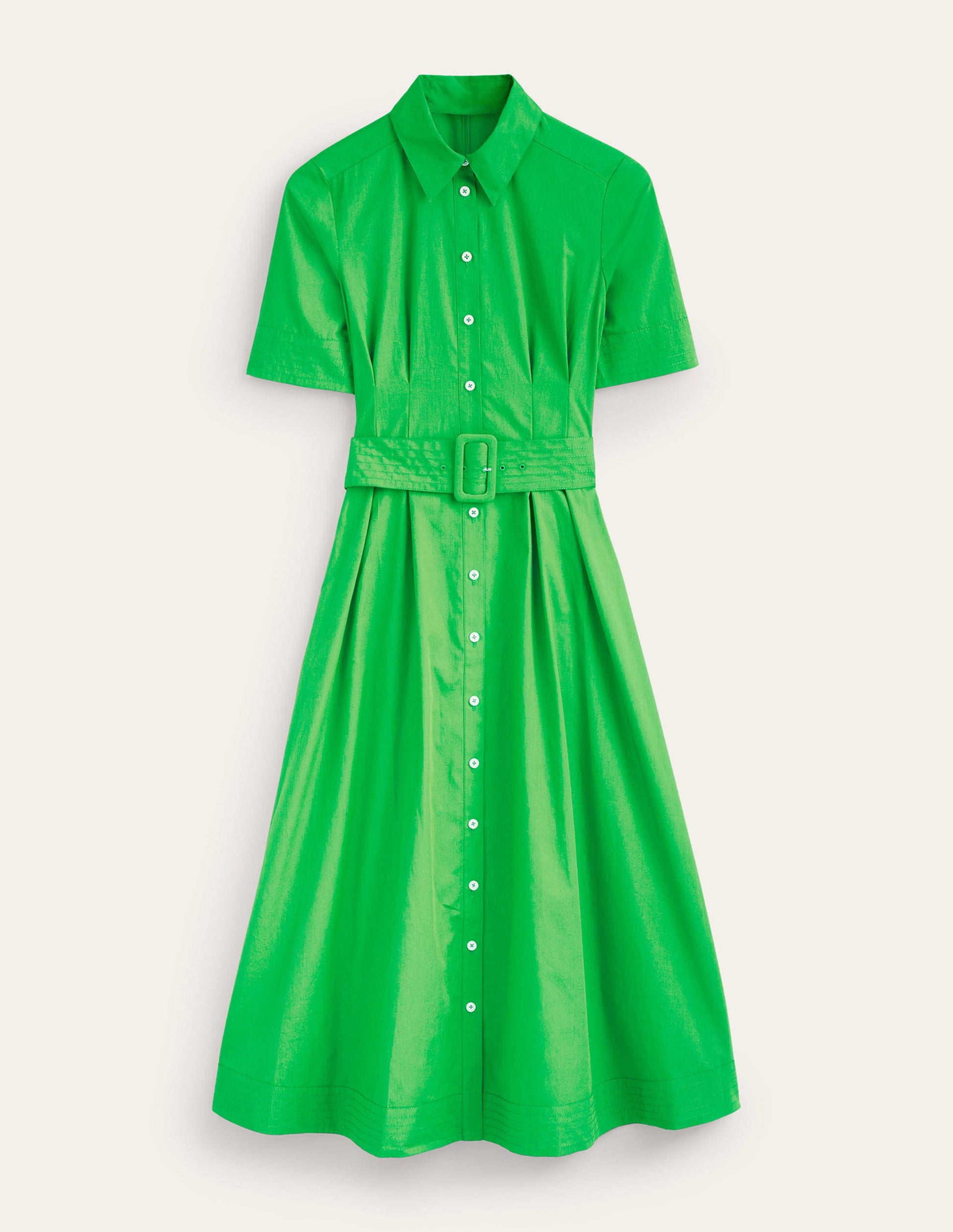 Robe-chemise longue Pippa-Vert vif-6