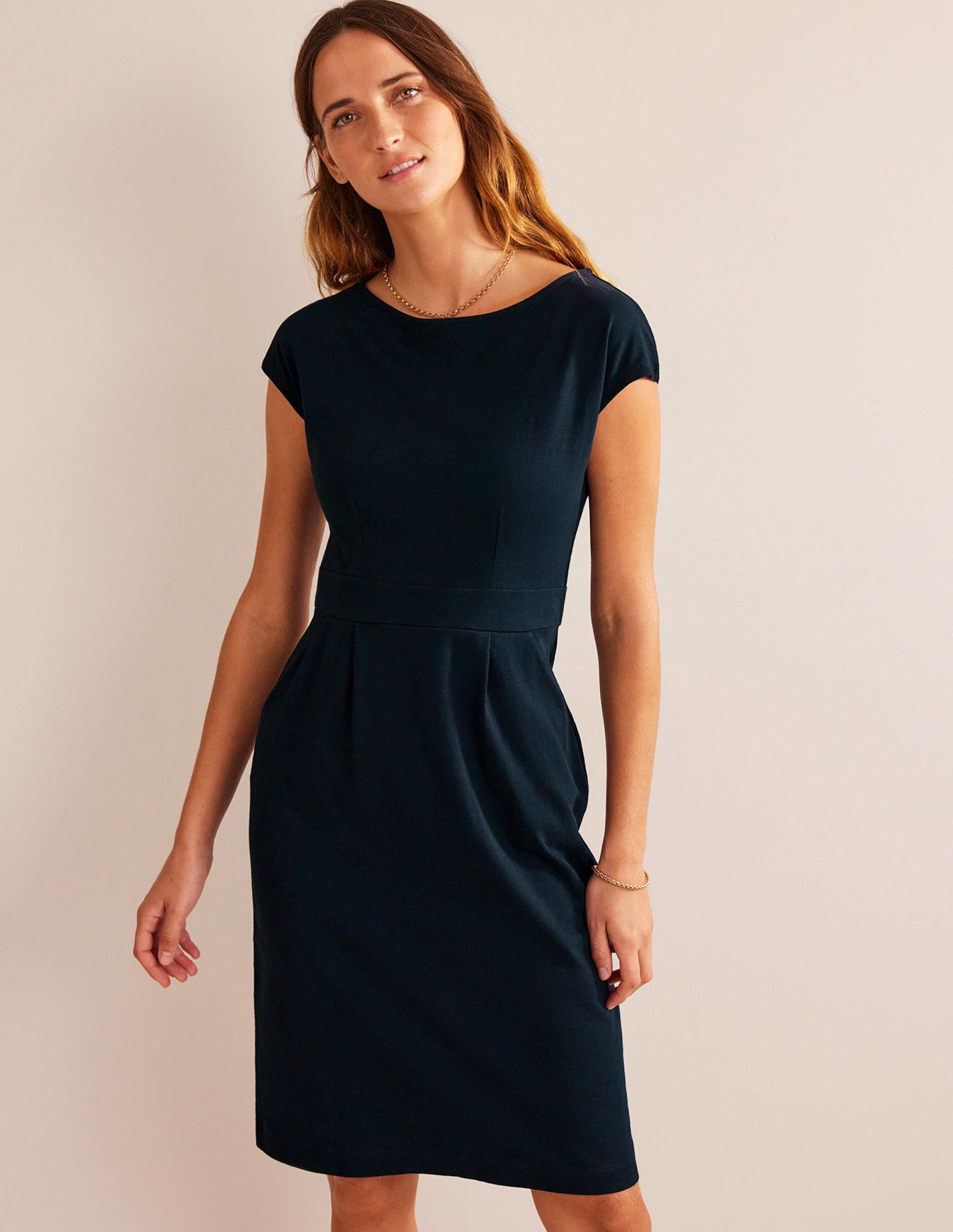 Florrie Jerseykleid-Marineblau - Image 4