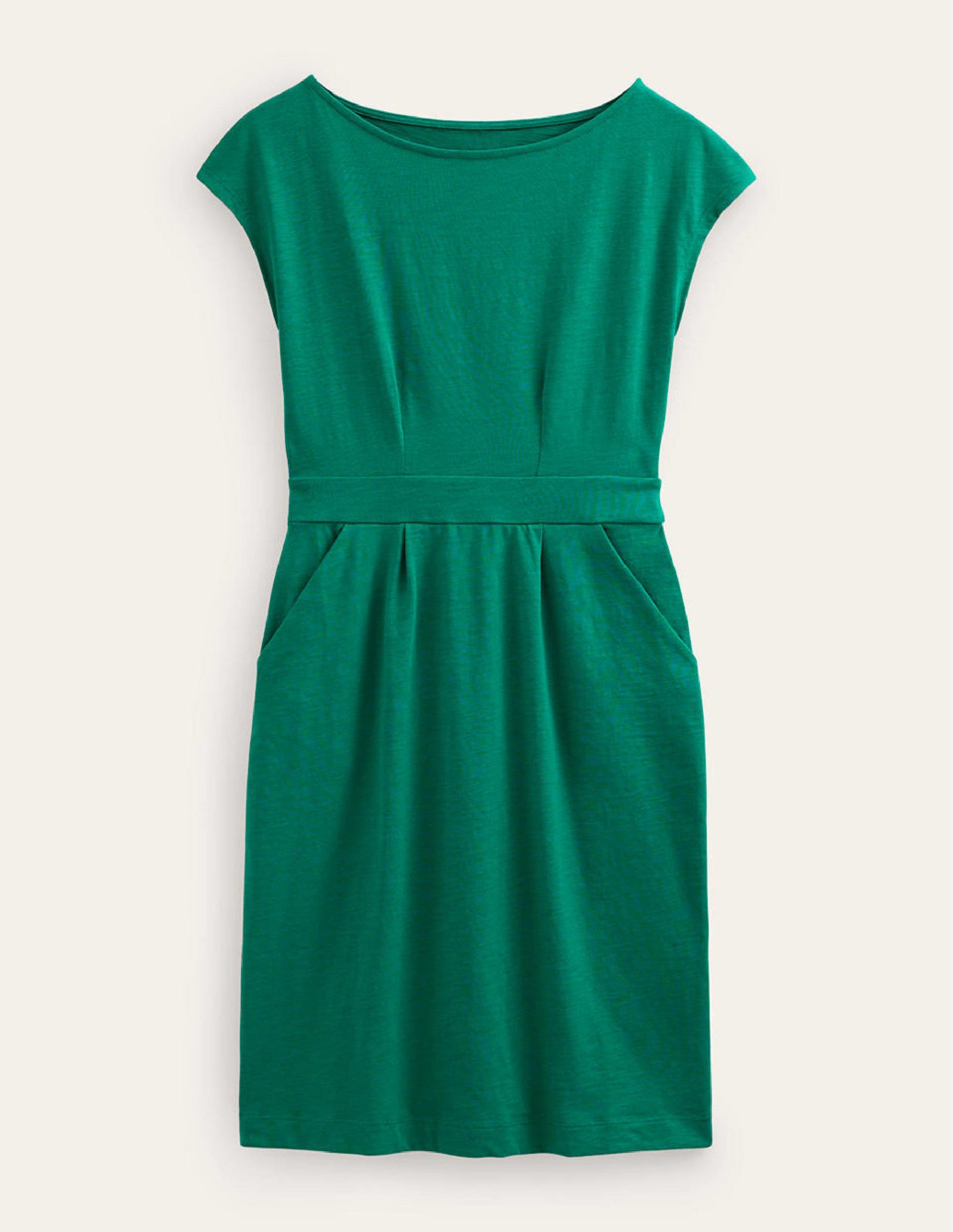 Florrie Jerseykleid-Leuchtendes Smaragdgrün-5