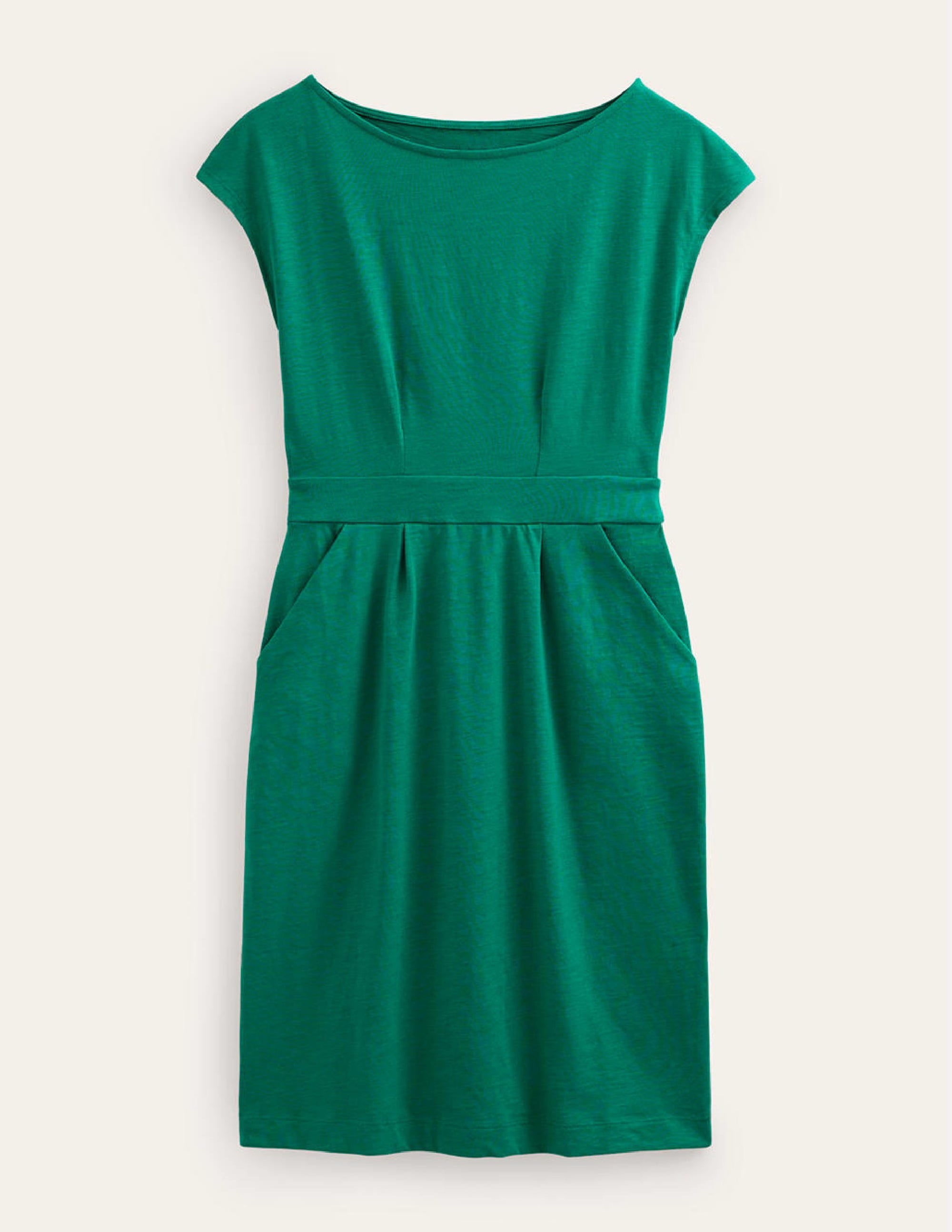 Florrie Jerseykleid-Leuchtendes Smaragdgrün - Image 5