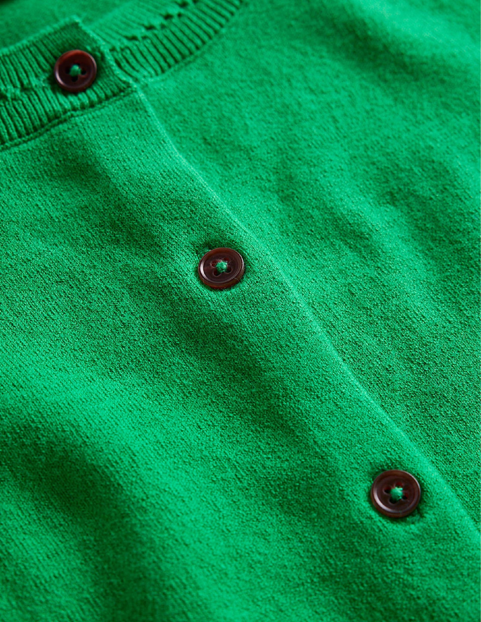 Catriona Cardigan aus Baumwolle-Wiesengrün-6