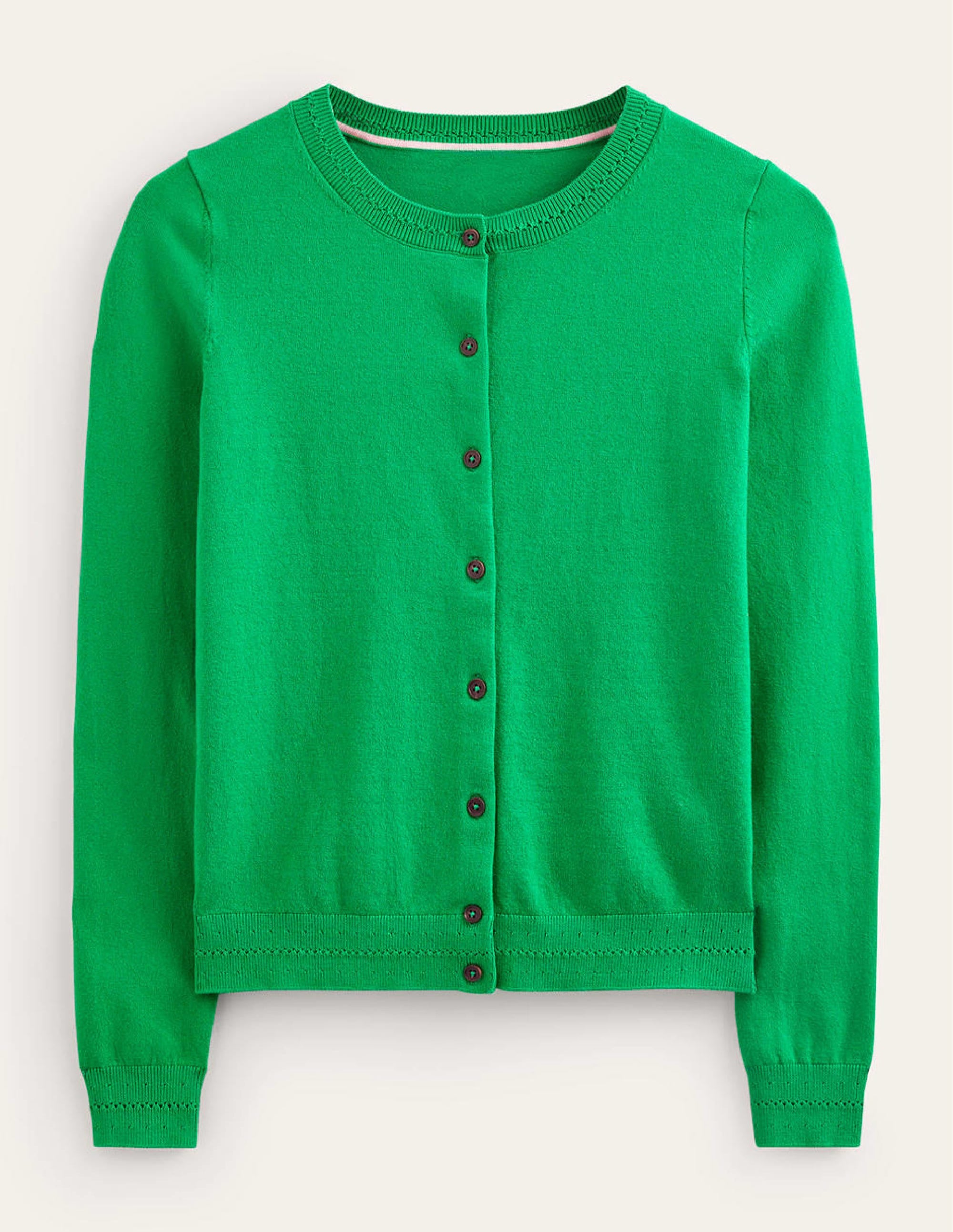 Catriona Cardigan aus Baumwolle-Wiesengrün - Image 5
