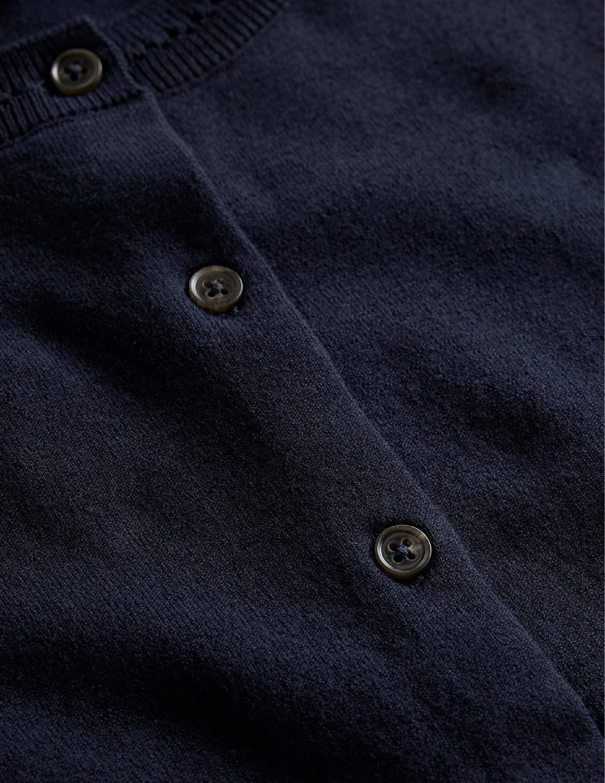 Catriona Cotton Cardigan-Navy - Image 6