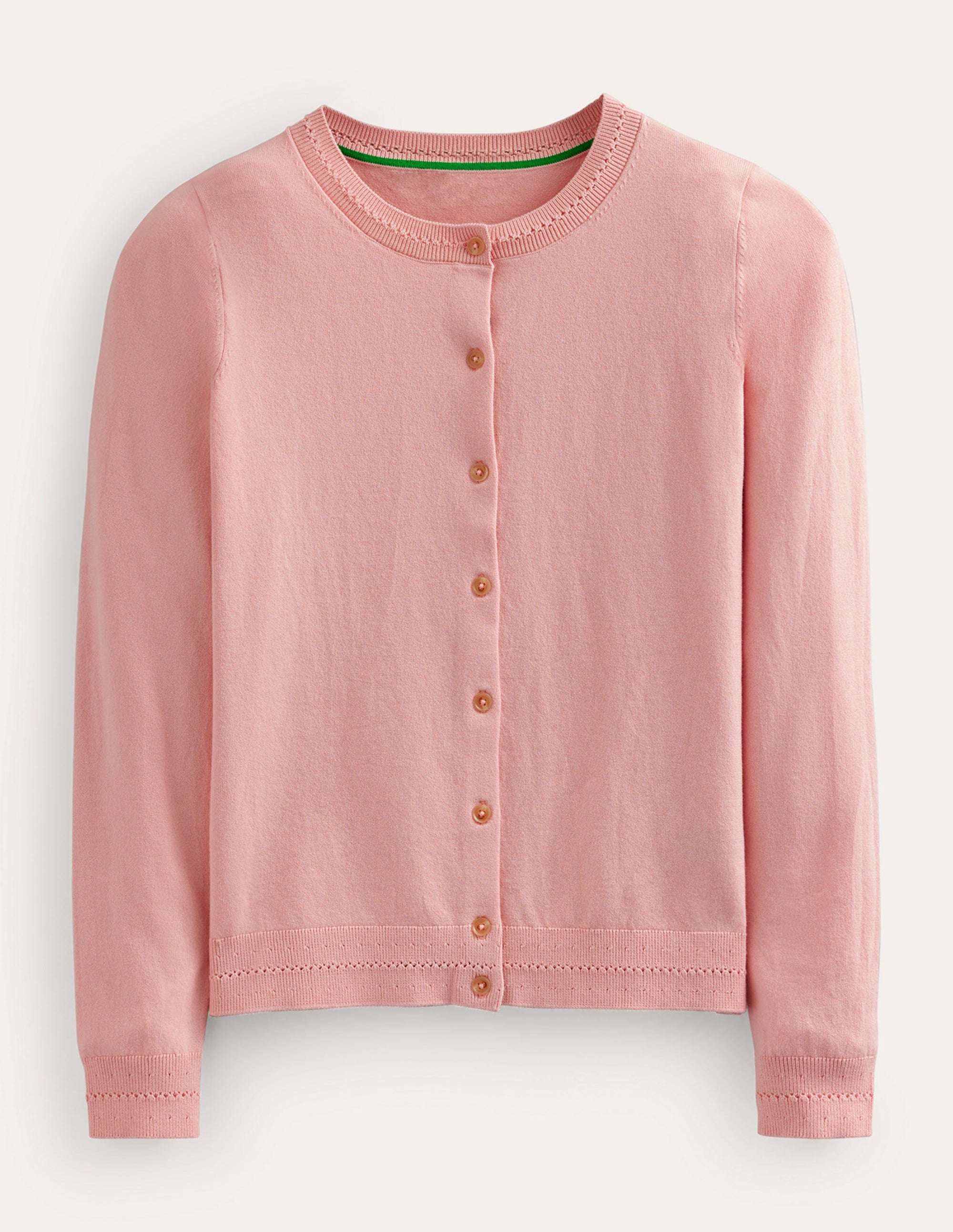 Cardigan Catriona en coton-Peau de pêche - Image 6
