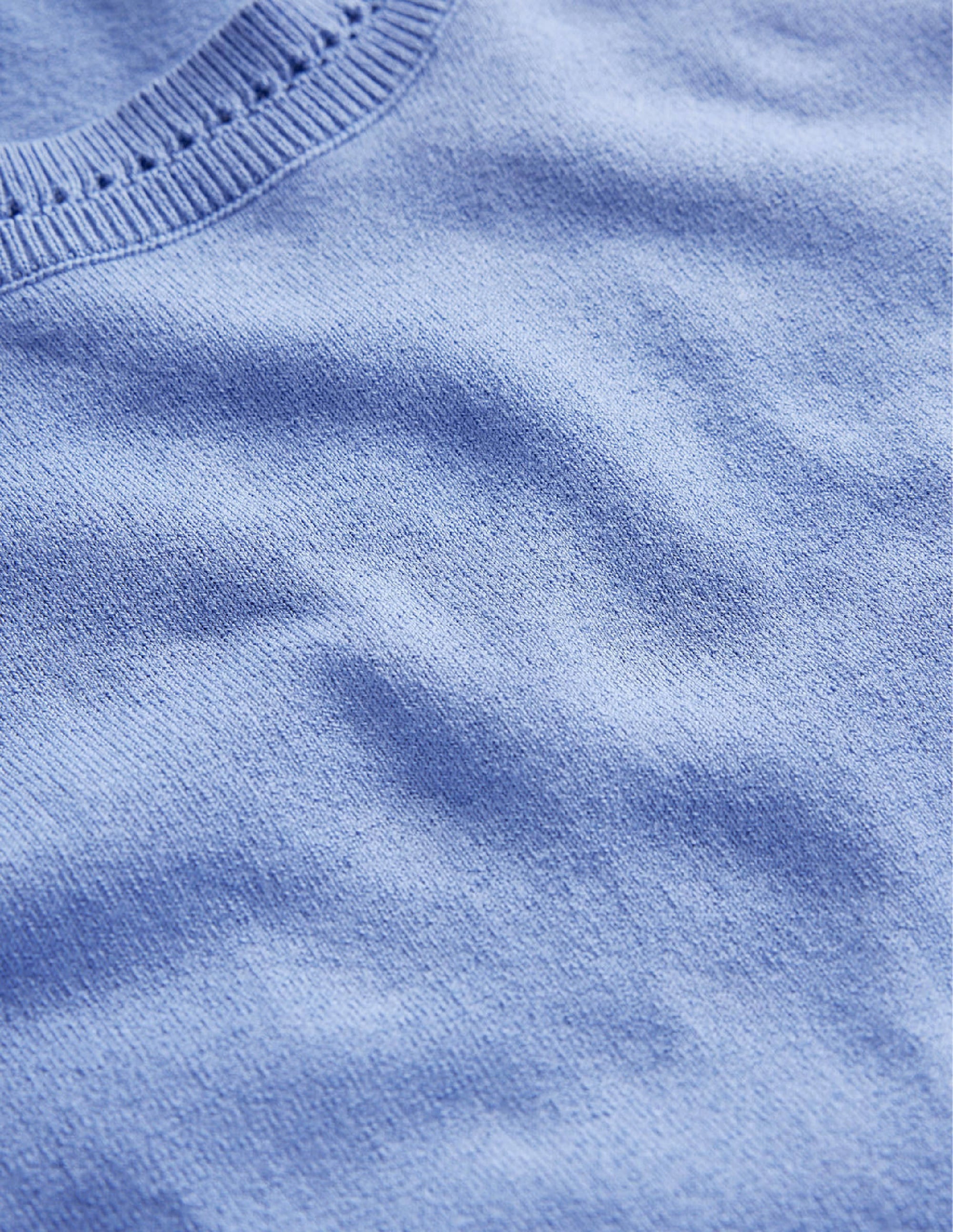 Pull Catriona col rond en coton-Marina - Image 6