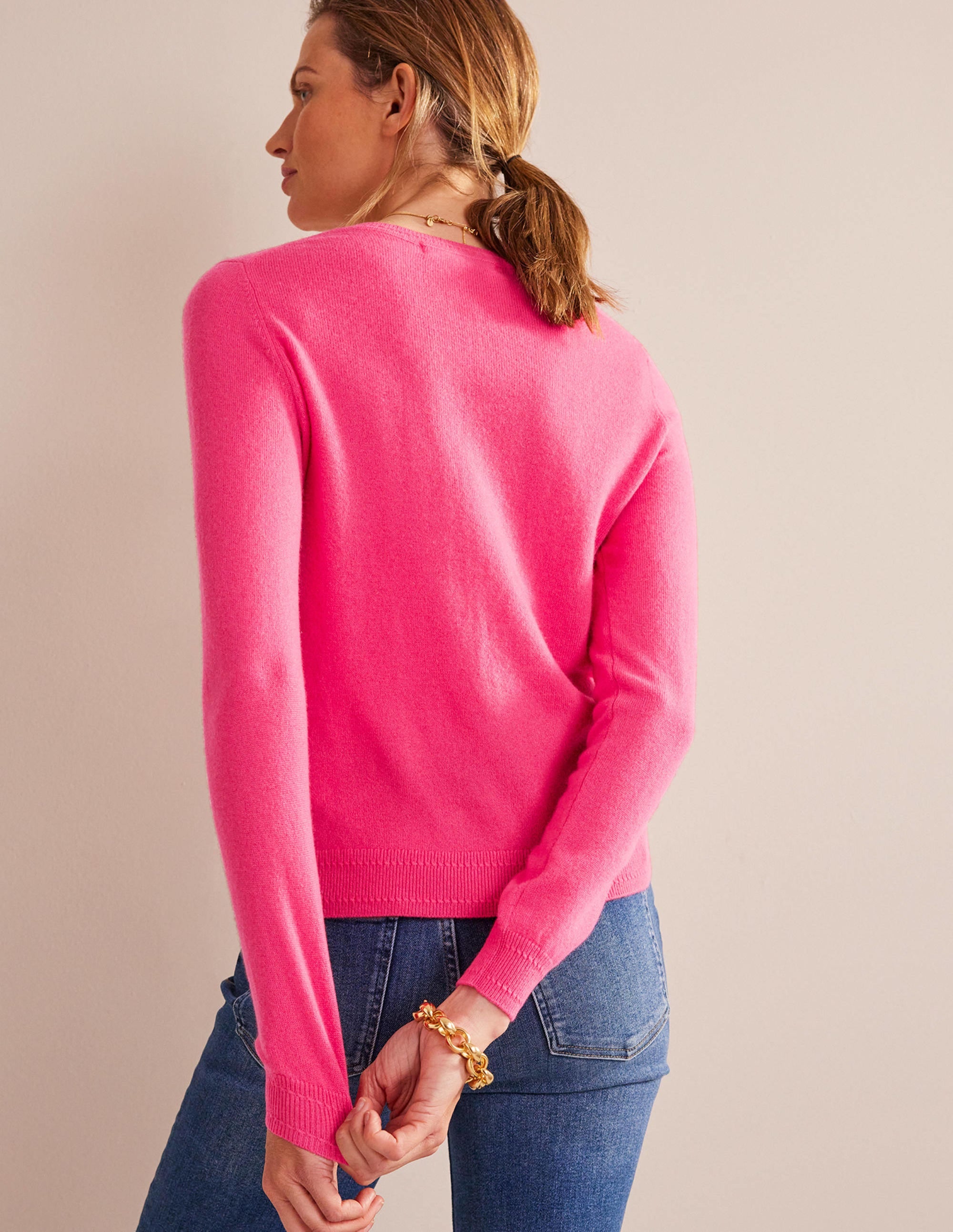 Pull Eva col rond en cachemire-Jazzy - Image 3