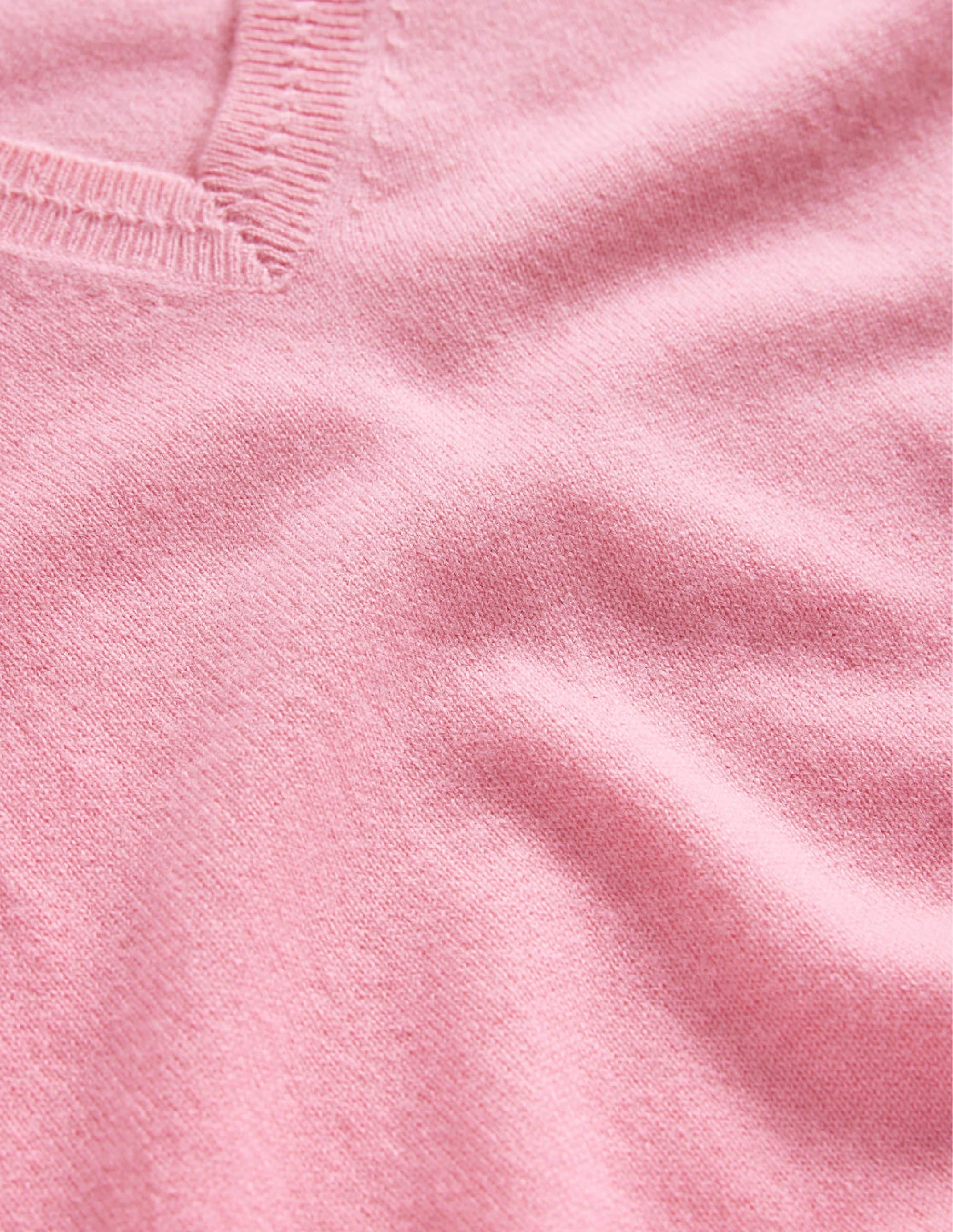 Eva Kaschmirpullover mit V-Ausschnitt-Azalee - Image 6