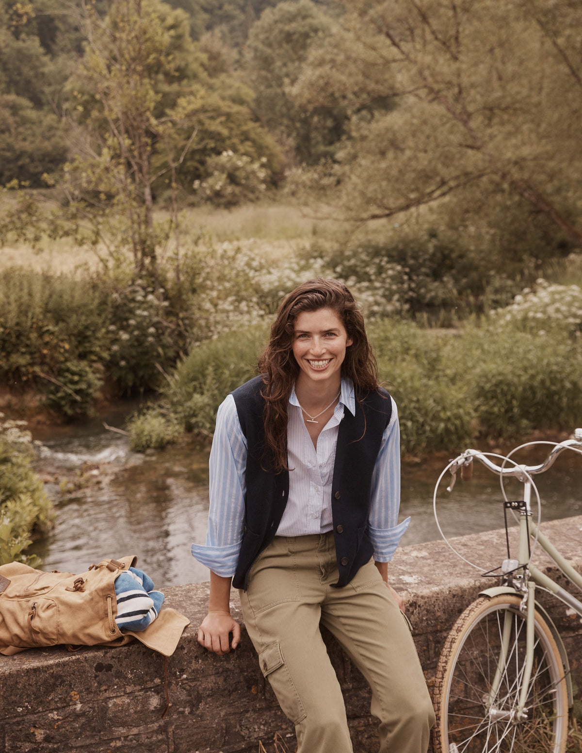 Cardigan-Top-Marineblau-5