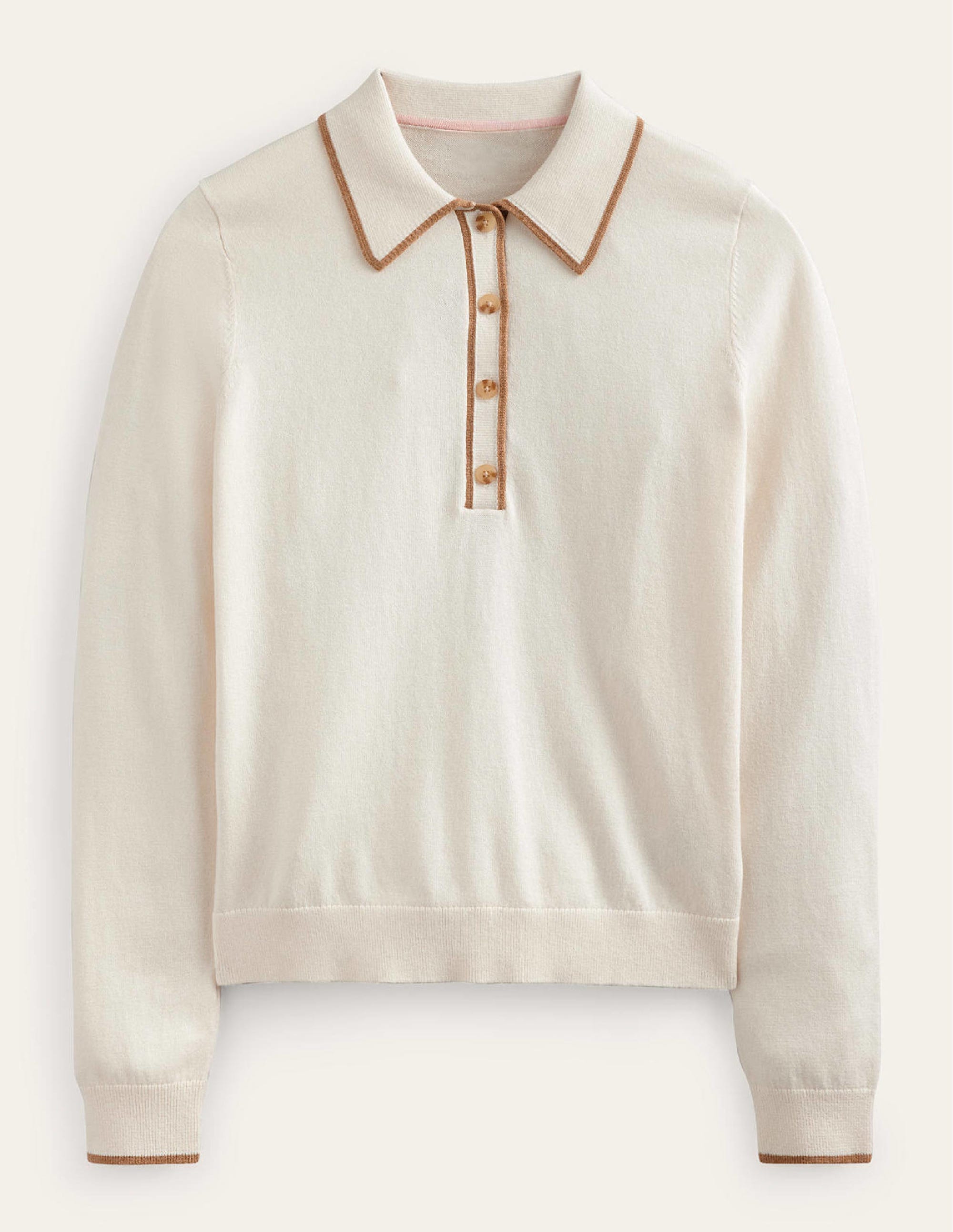 Estelle Henley-Pullover-Warmes Naturweiß - Image 5