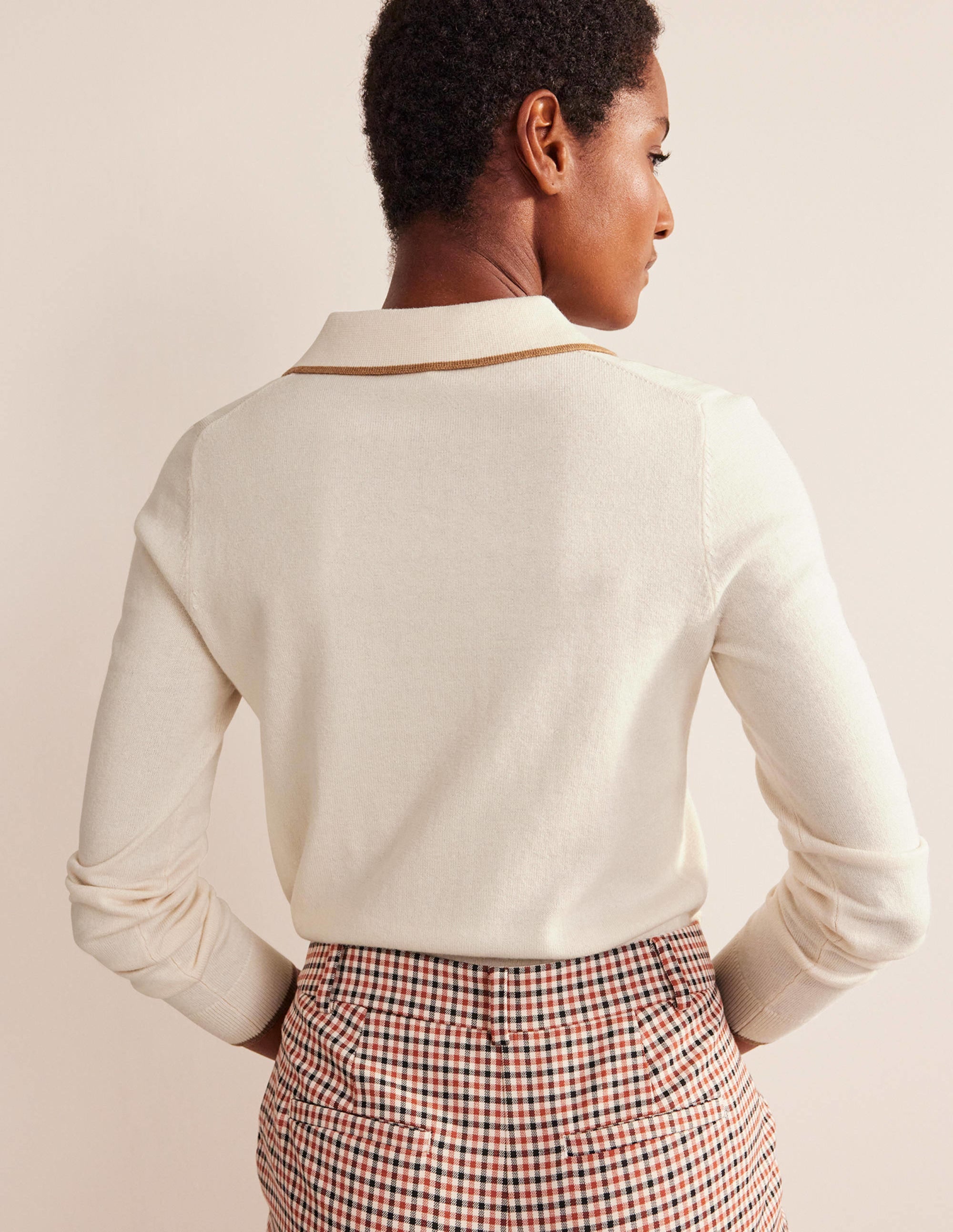 Estelle Henley-Pullover-Warmes Naturweiß - Image 3
