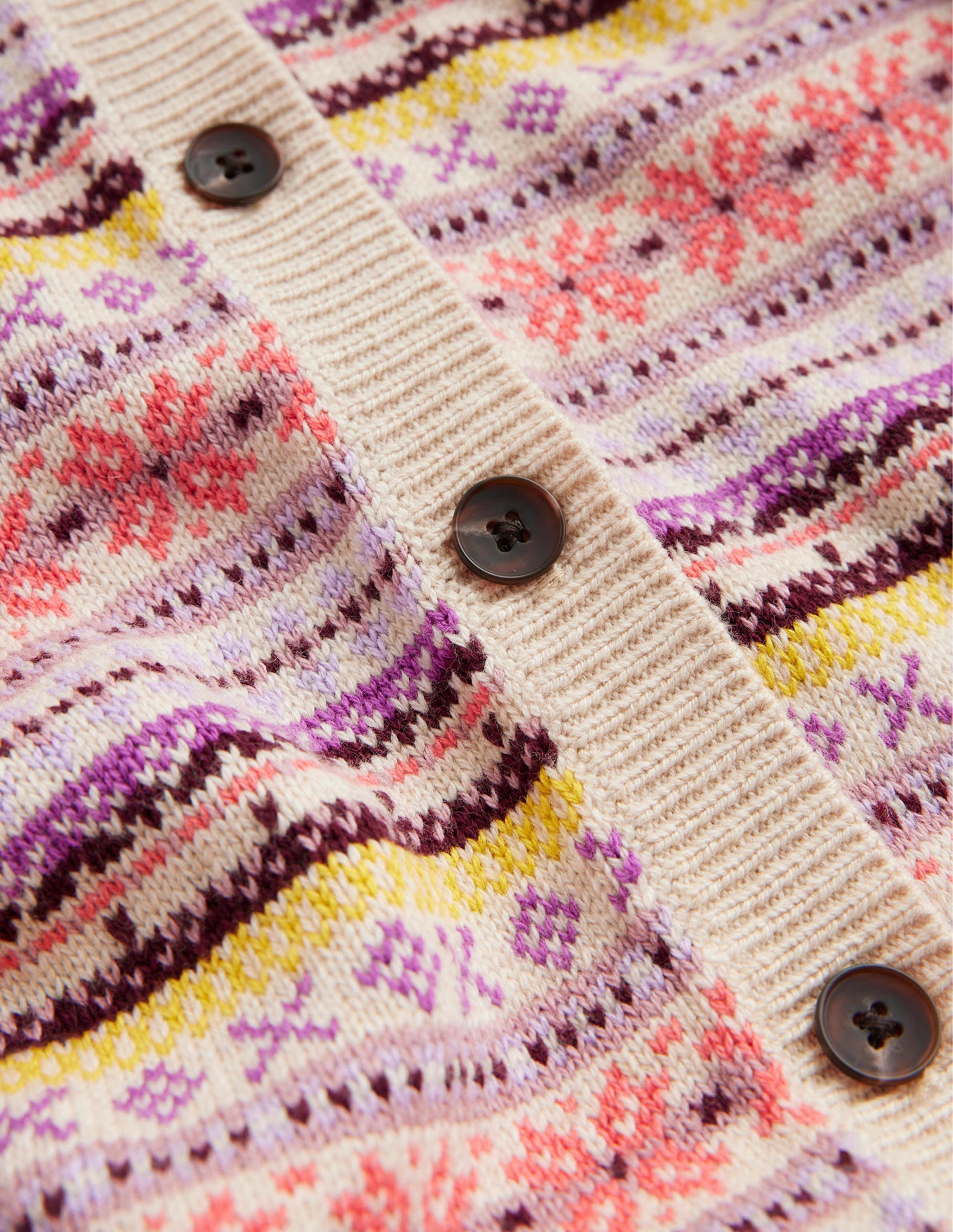 Edie Fair-Isle-Strickjacke-Kreiderosa Fair-Isle - Image 8