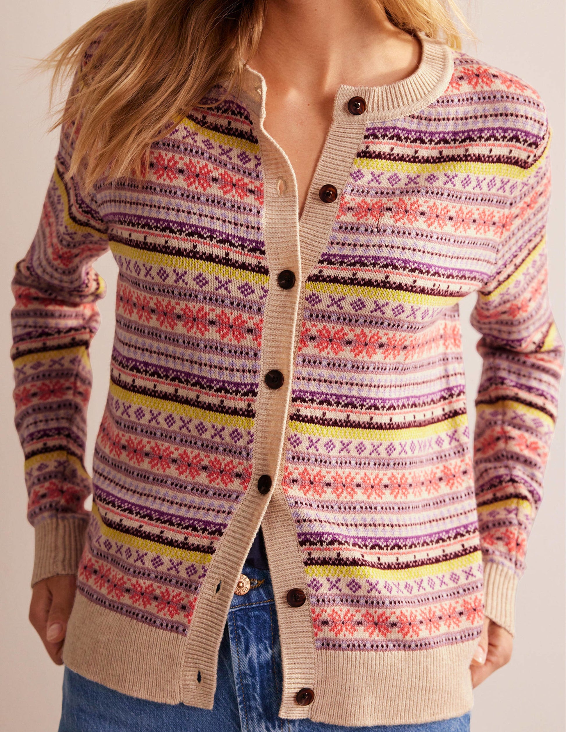Edie Fair-Isle-Strickjacke-Kreiderosa Fair-Isle-2