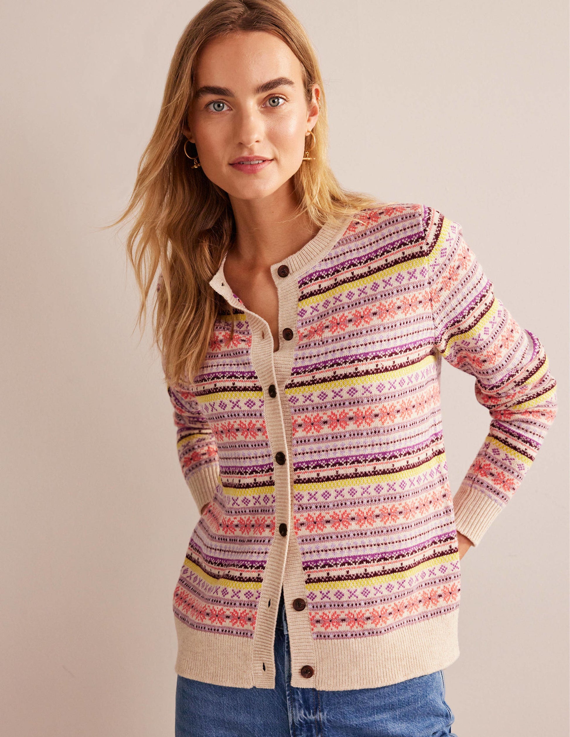 Edie Fair-Isle-Strickjacke-Kreiderosa Fair-Isle-5