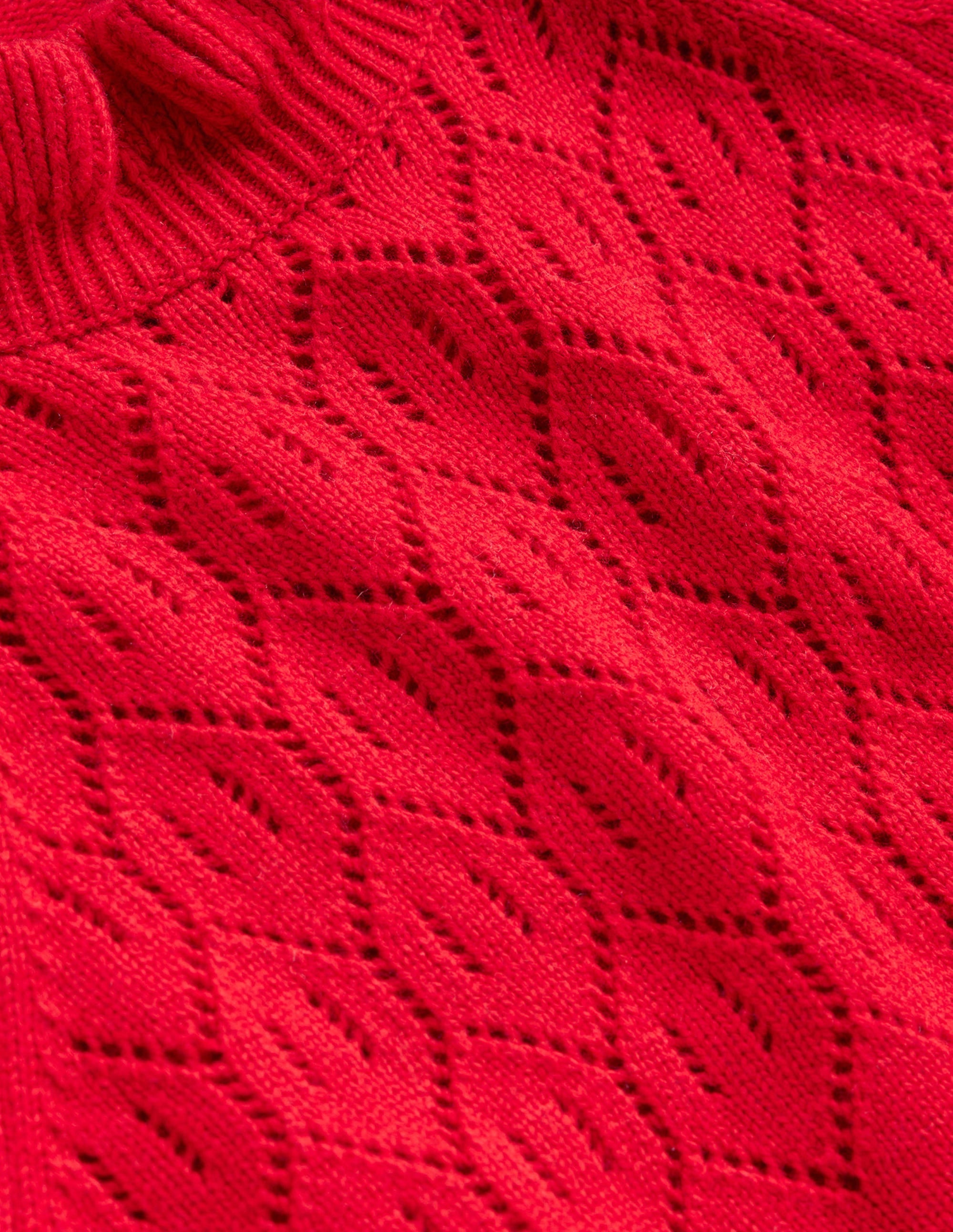 Pull à détails pointelle-Piment fort - Image 9
